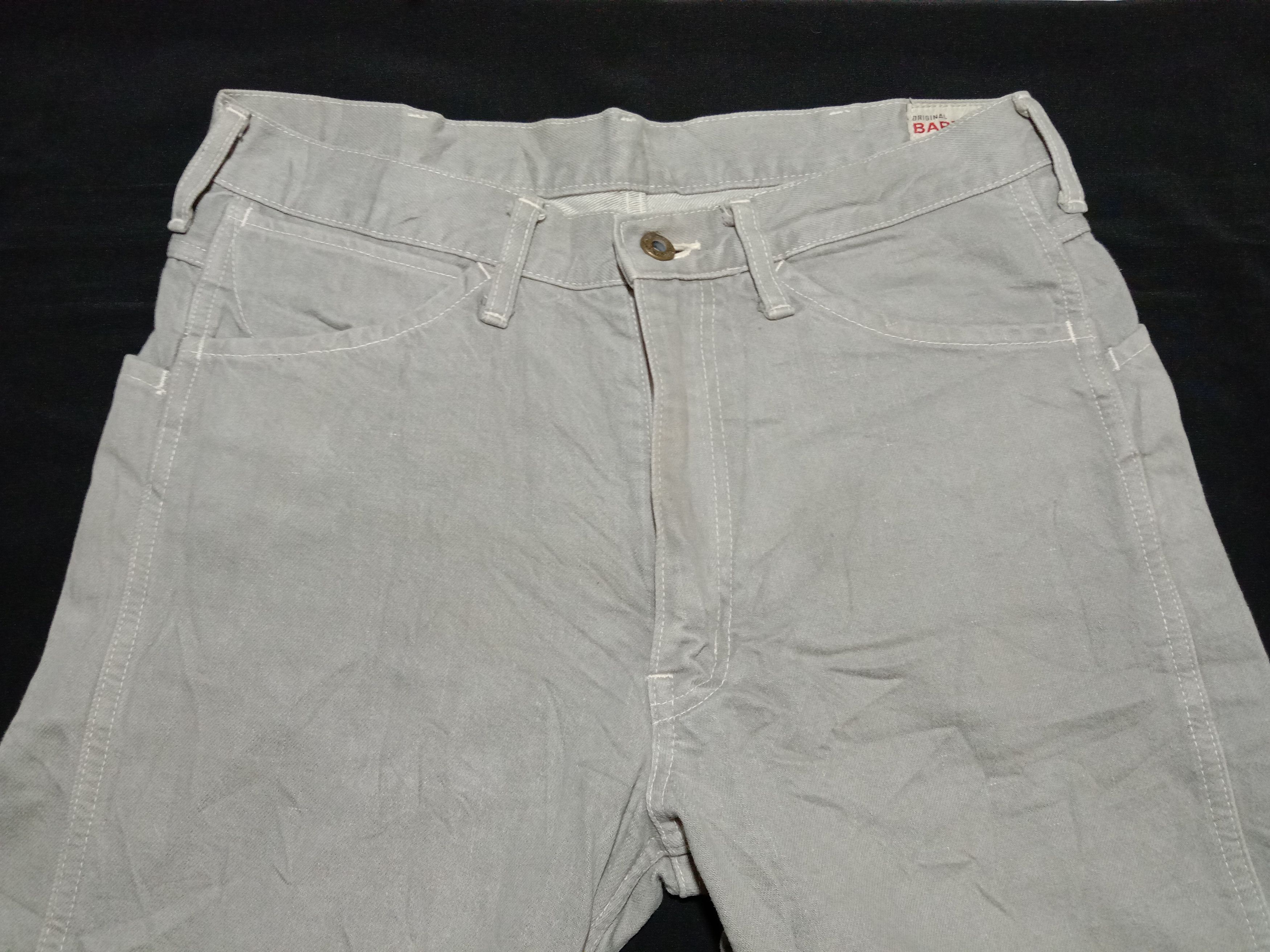 Japanese Brand Bartack Denim Japanese Brand Light Gray Jeans Trouser Size US 30 / EU 46 - 4 Thumbnail