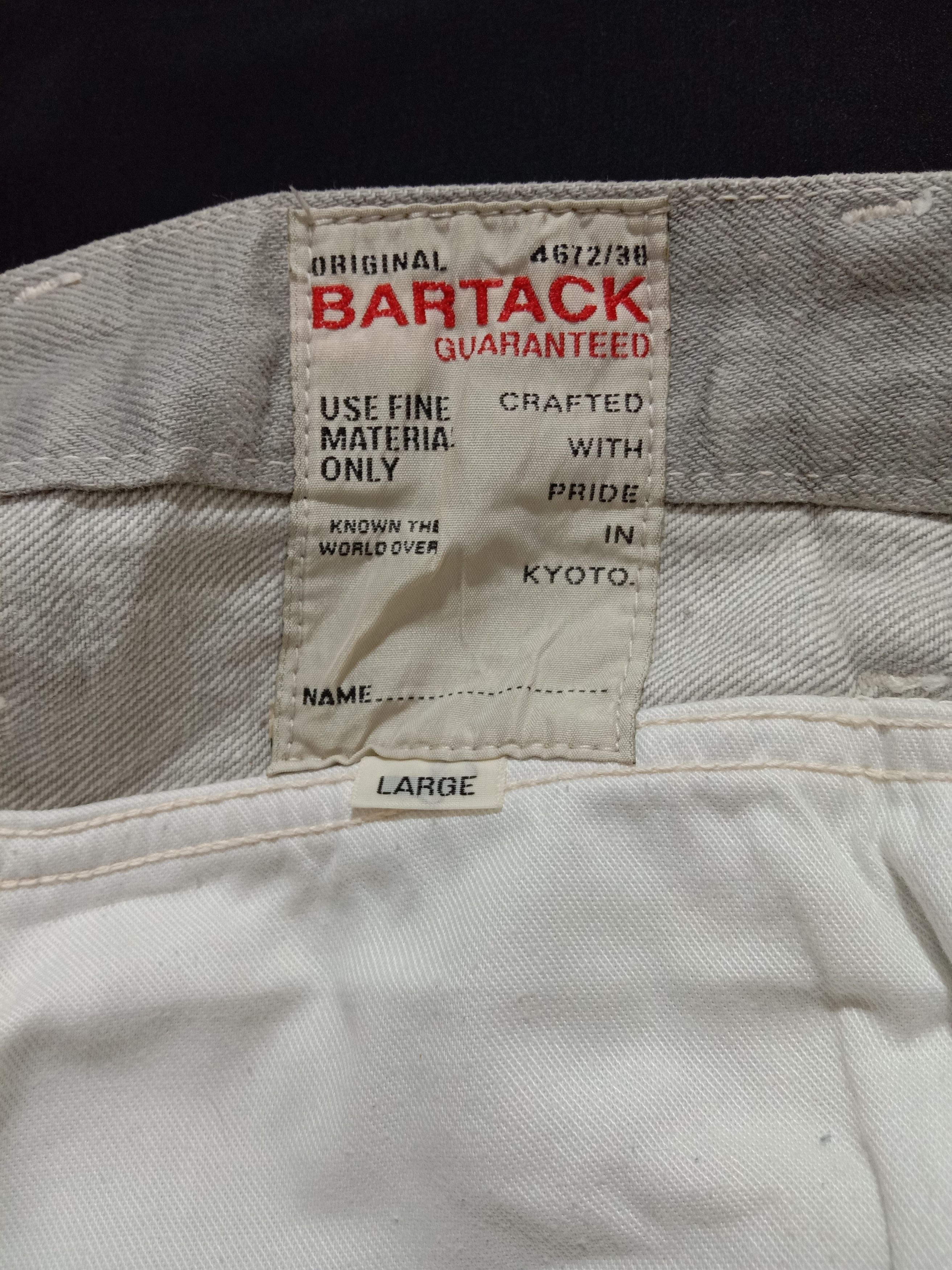 Japanese Brand Bartack Denim Japanese Brand Light Gray Jeans Trouser Size US 30 / EU 46 - 2 Thumbnail