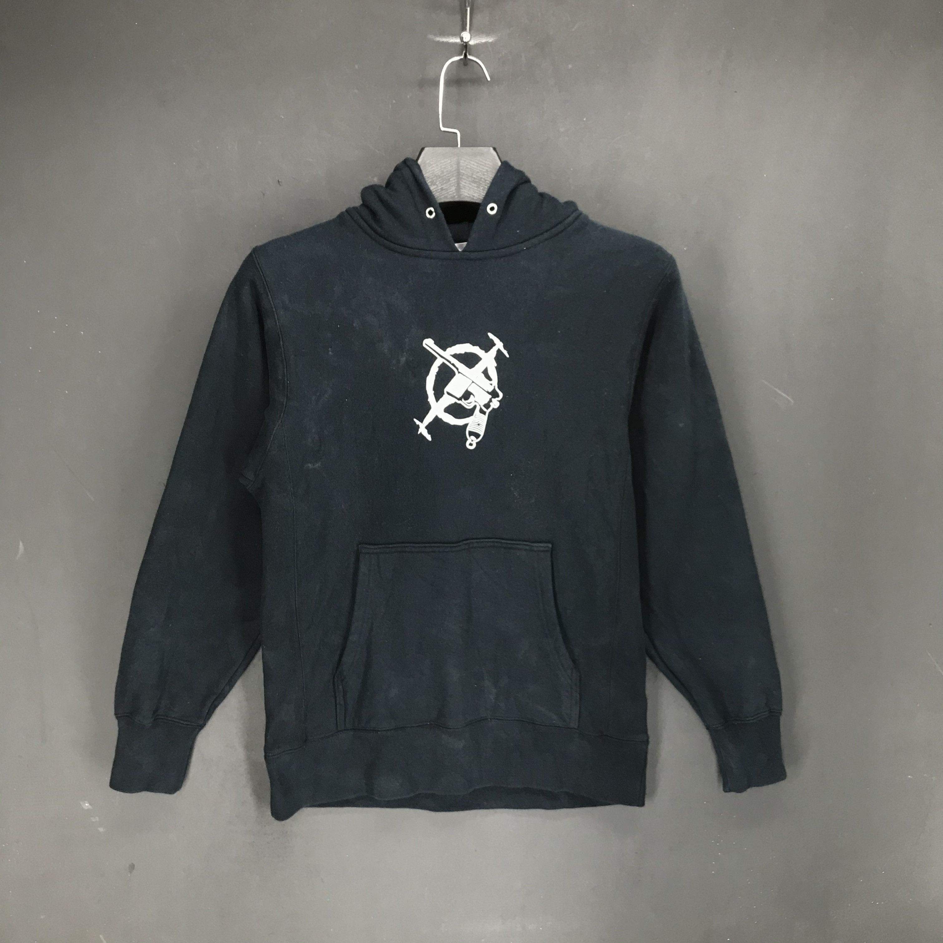 Vintage Biker Gang Big Logo Pullover Hoodies #1861-73 Size US M / EU 48-50 / 2 - 3 Thumbnail