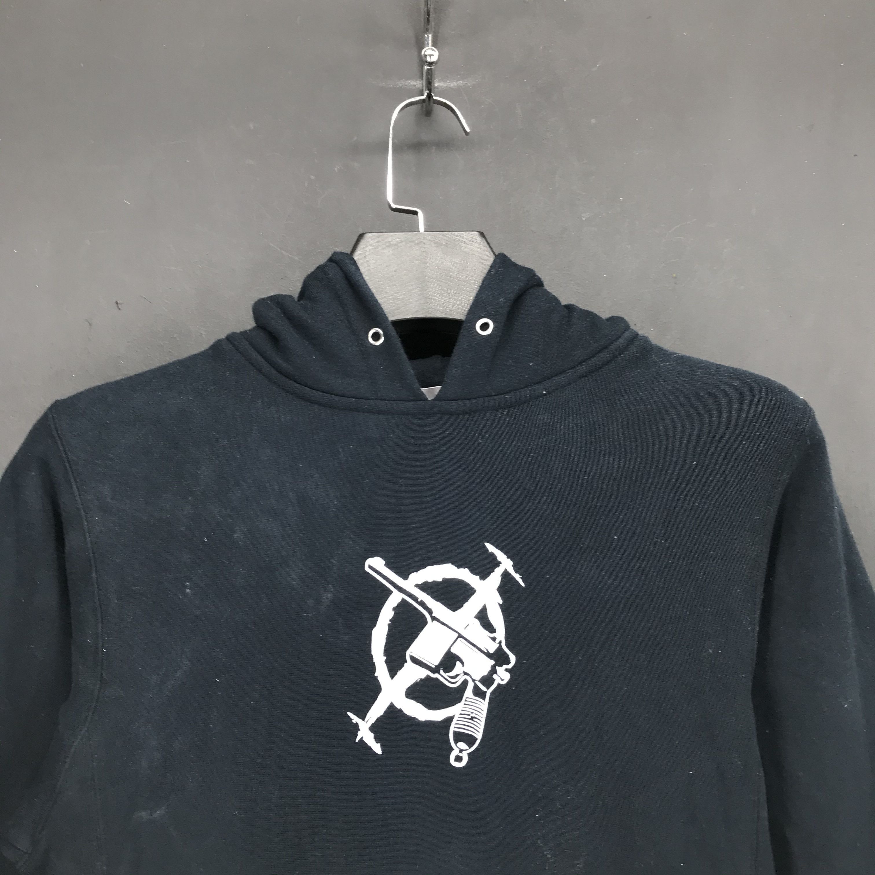 Vintage Biker Gang Big Logo Pullover Hoodies #1861-73 Size US M / EU 48-50 / 2 - 4 Thumbnail