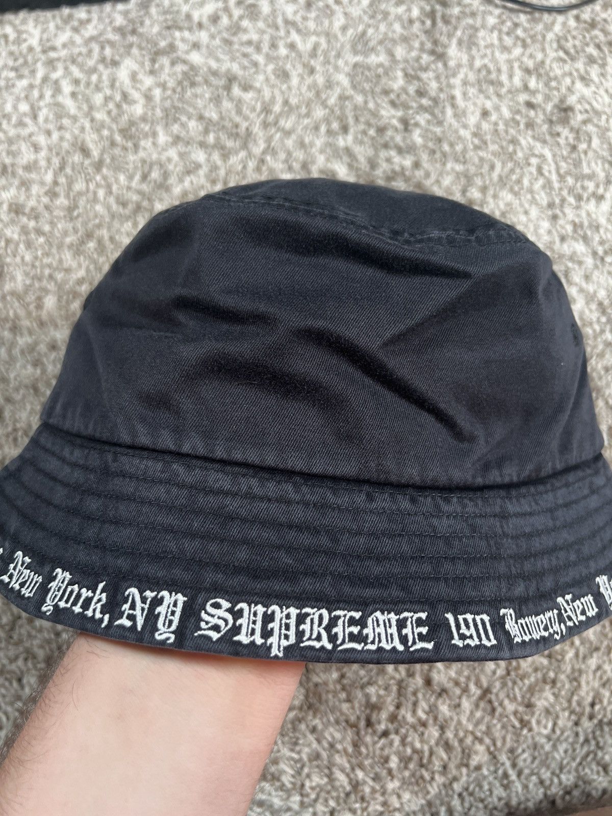 Supreme taped seam crusher ブラック supreme taped seam crusher