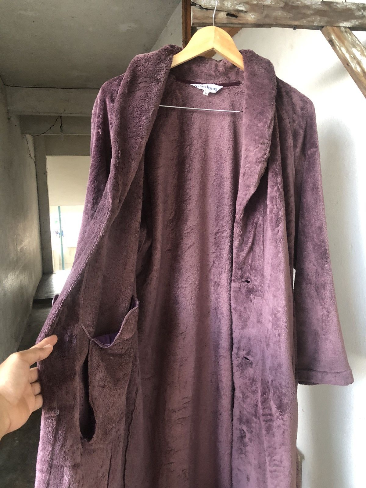 Yohji Yamamoto Vintage Yohji Yamamoto Ys For Living Fleece Long Jacket Size US L / EU 52-54 / 3 - 15 Thumbnail