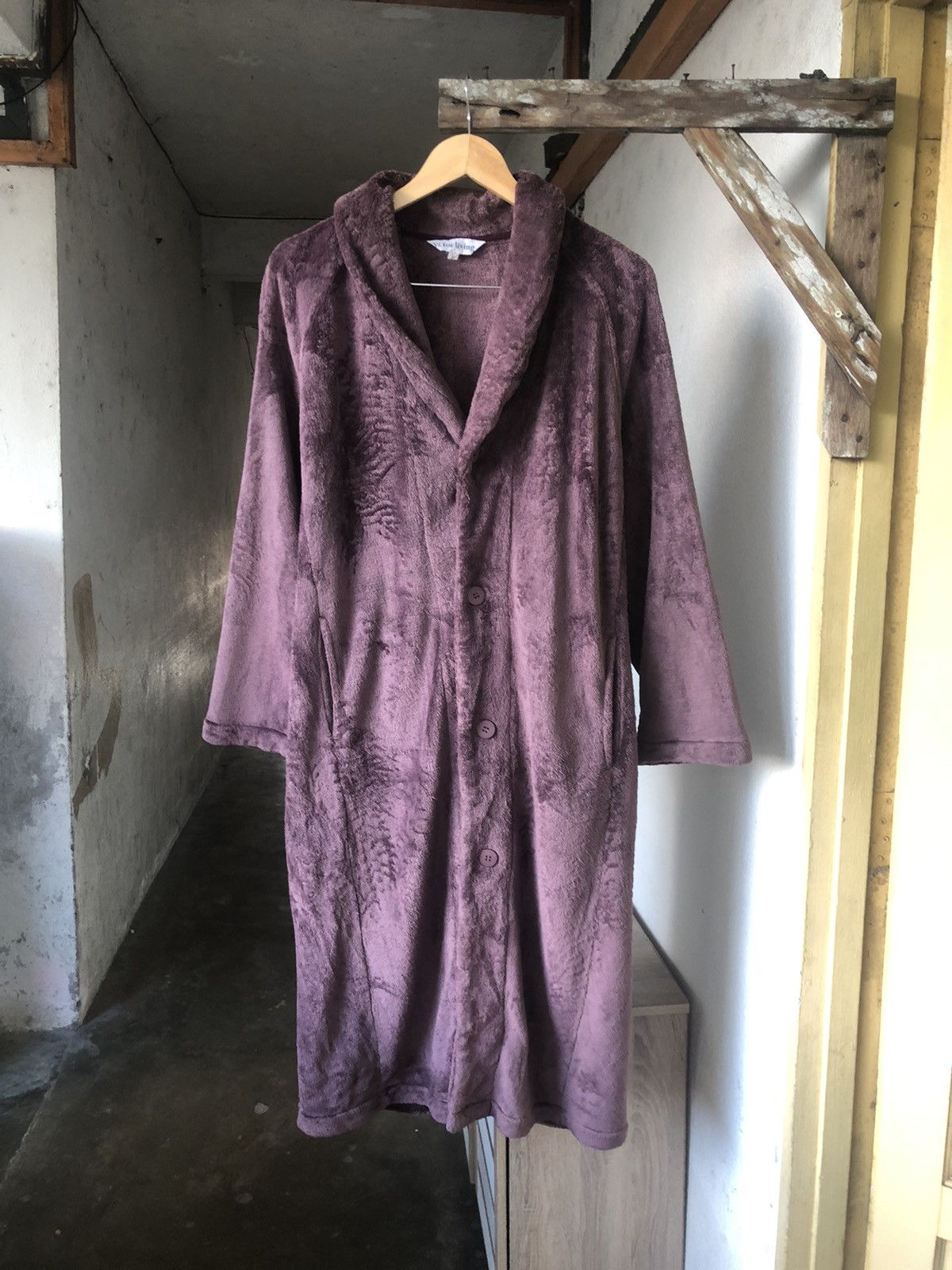Yohji Yamamoto Vintage Yohji Yamamoto Ys For Living Fleece Long Jacket Size US L / EU 52-54 / 3 - 16 Thumbnail