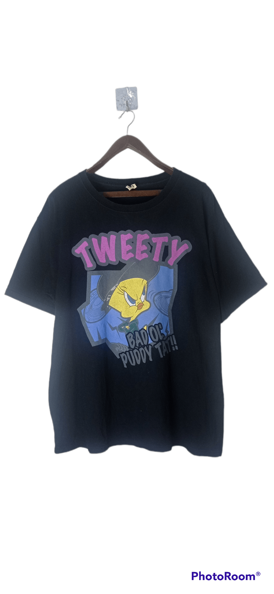 Cartoon Network × Warner Bros Vtg Warney Bros Looney Tunes Tweety Bad Oc Puddy Tat T shirt Size US XL / EU 56 / 4 - 2 Thumbnail