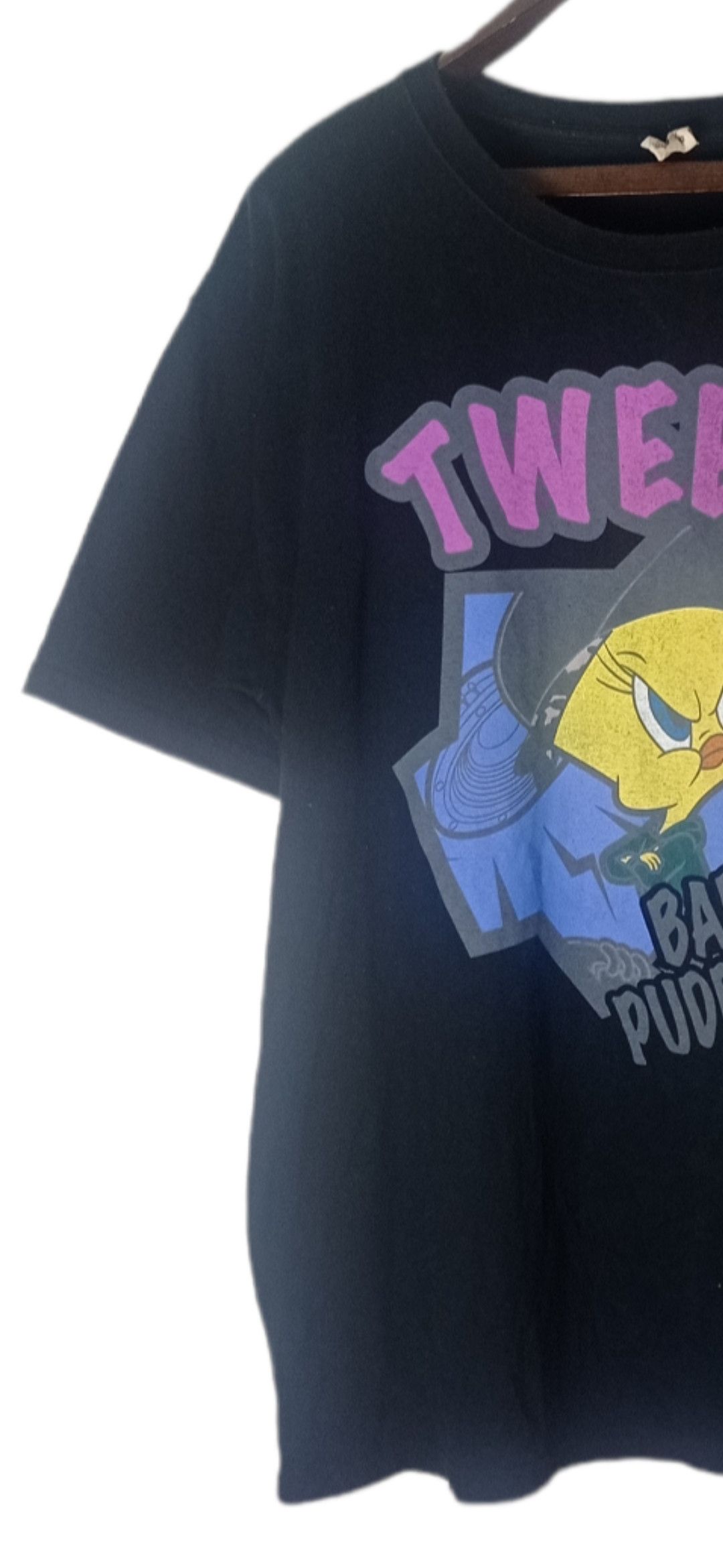 Cartoon Network × Warner Bros Vtg Warney Bros Looney Tunes Tweety Bad Oc Puddy Tat T shirt Size US XL / EU 56 / 4 - 6 Thumbnail