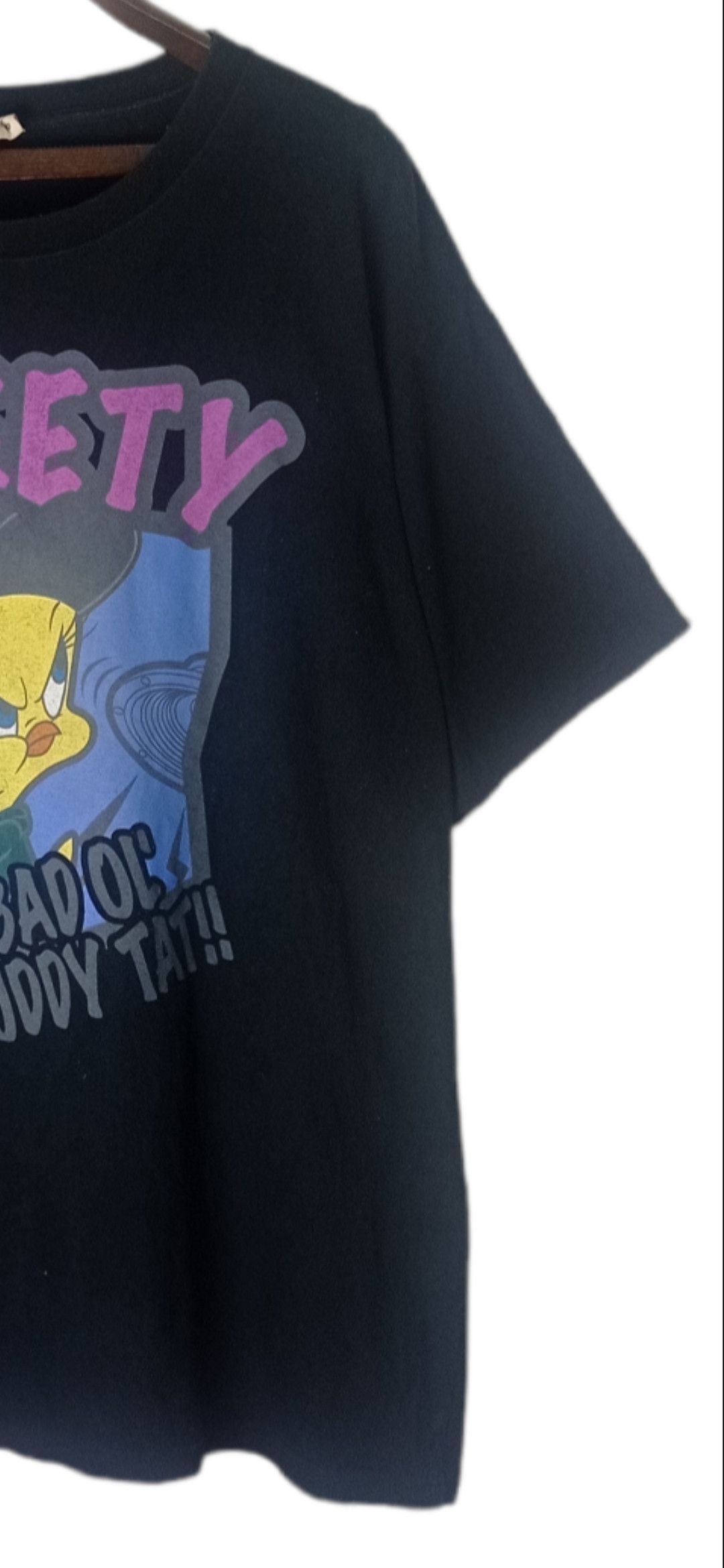 Cartoon Network × Warner Bros Vtg Warney Bros Looney Tunes Tweety Bad Oc Puddy Tat T shirt Size US XL / EU 56 / 4 - 7 Thumbnail