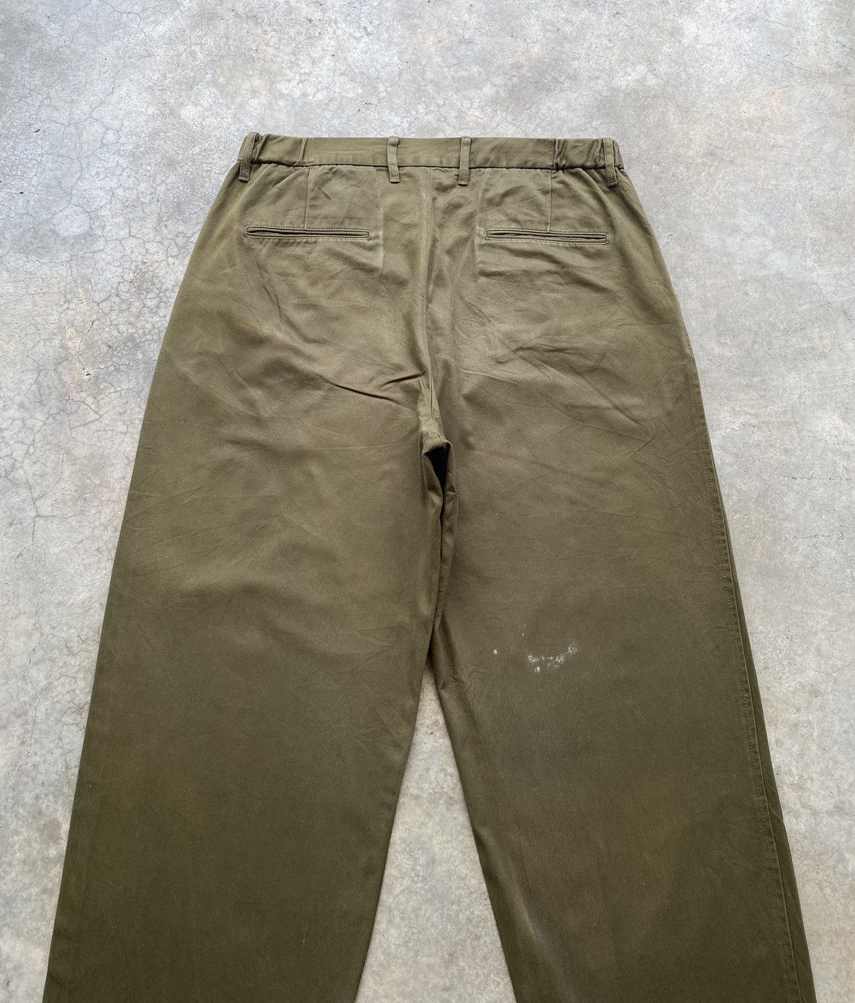RAGEBLUE 🔥RAGEBLUE TYPE II TWILL COTTON WIDE TROUSERS PANTS Size US 33 - 5 Thumbnail