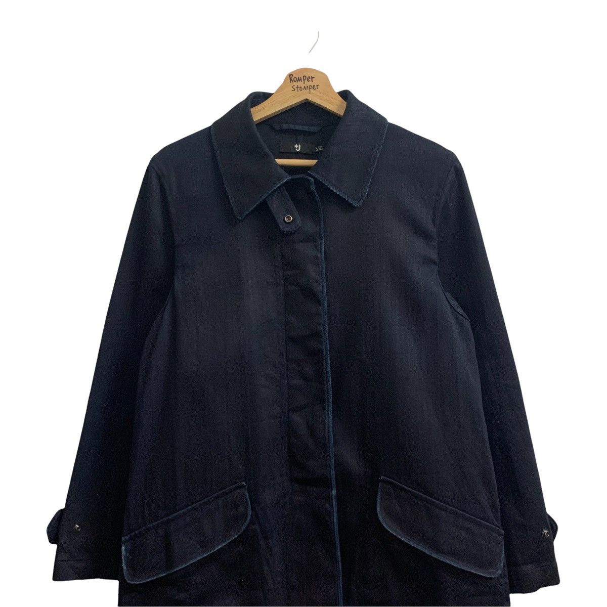 Jil Sander × Uniqlo Jil Sander X Uniqlo Indigo Snap Button Jacket Size US S / EU 44-46 / 1 - 2 Thumbnail