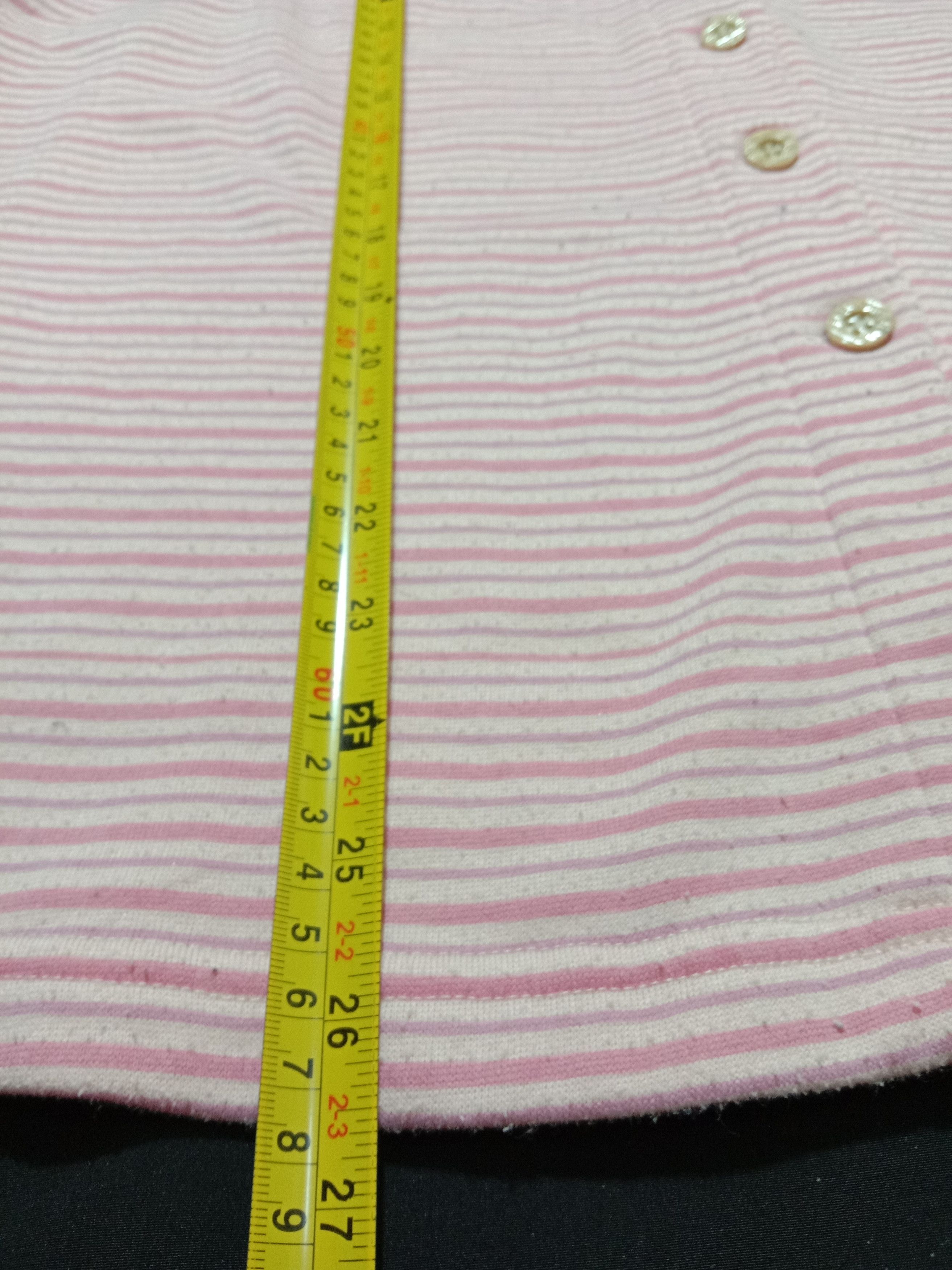 Japanese Brand Y's Sacsny Y'saccs Pink Striped Button Up Size M / US 6-8 / IT 42-44 - 7 Thumbnail