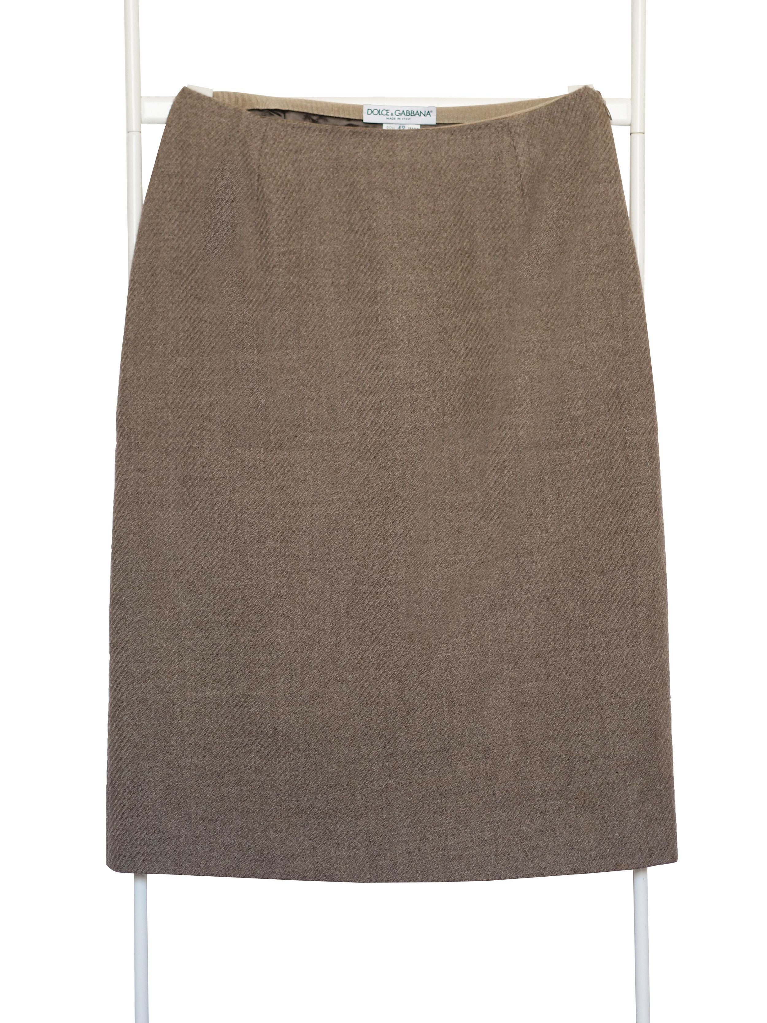 Dolce & Gabbana Dolce & Gabbana virgin wool skirt Size 28" / US 6 / IT 42 - 1 Thumbnail