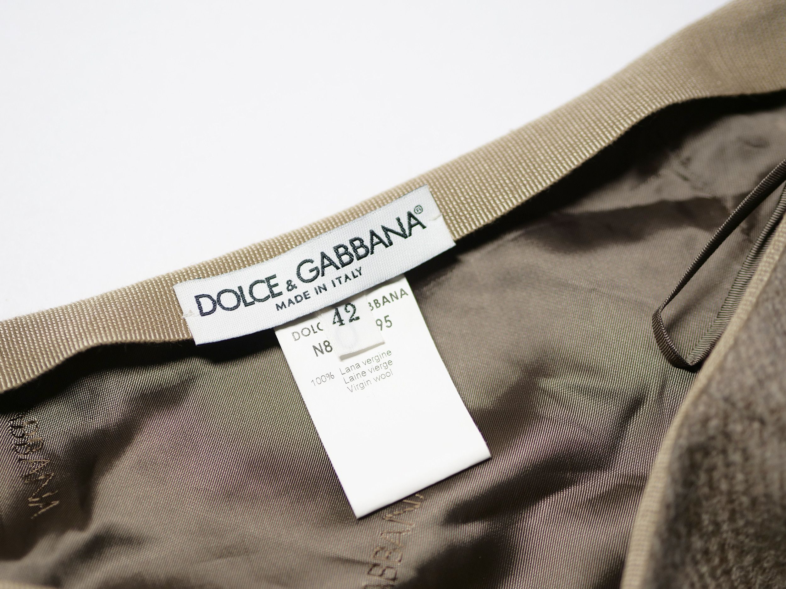 Dolce & Gabbana Dolce & Gabbana virgin wool skirt Size 28" / US 6 / IT 42 - 2 Thumbnail