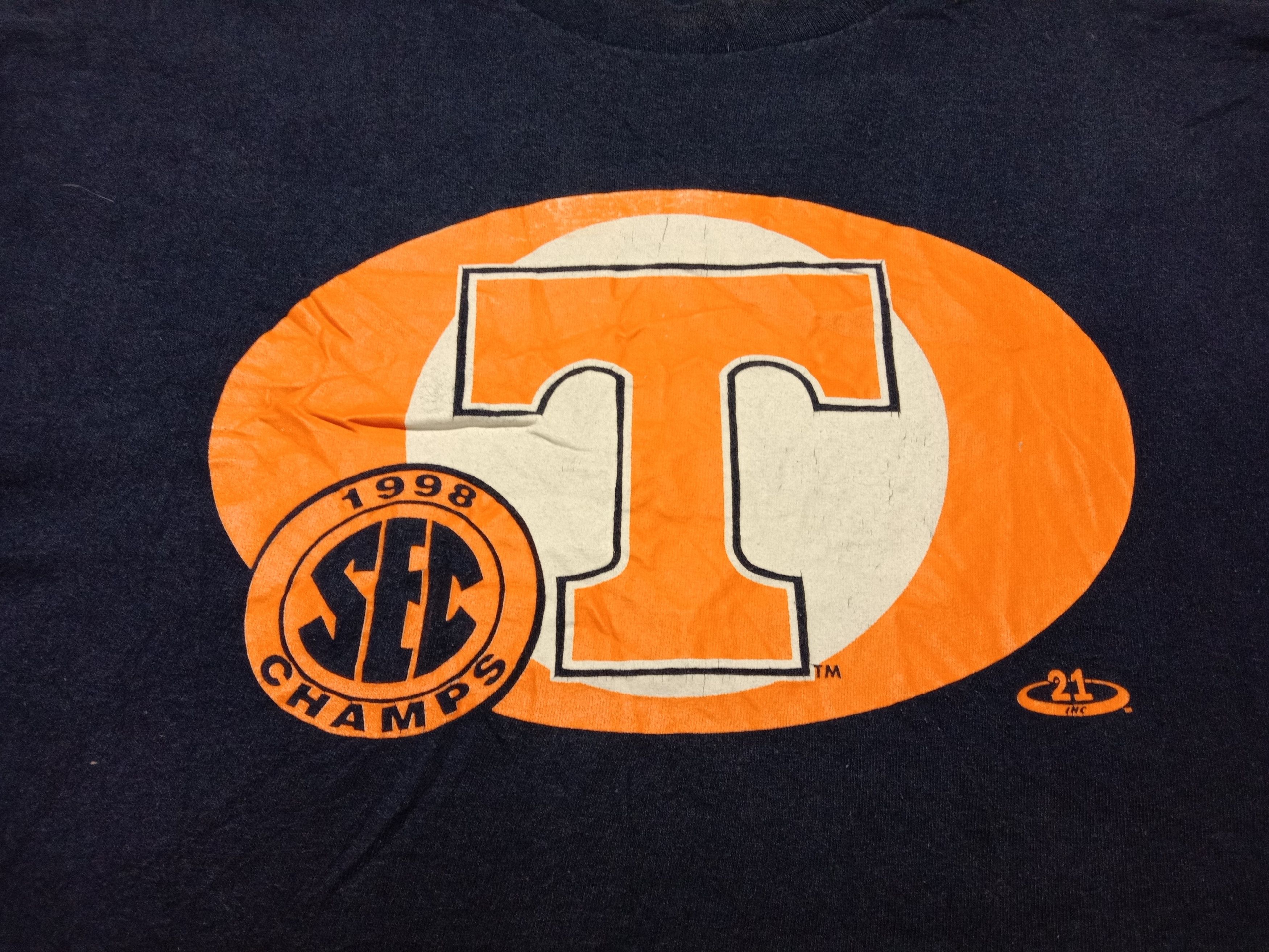 All Sport × Vintage Vintage Tennessee Football 1998 SEC Champions Tee Size US XL / EU 56 / 4 - 2 Thumbnail