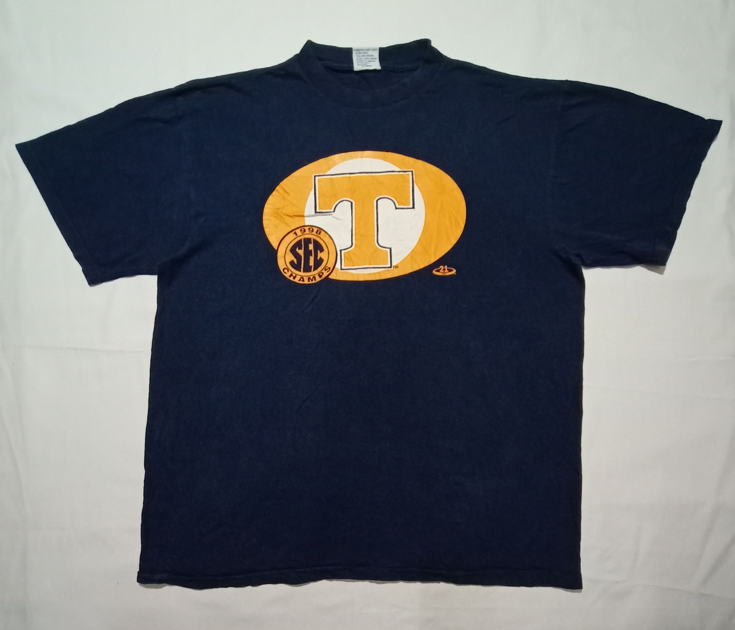 All Sport × Vintage Vintage Tennessee Football 1998 SEC Champions Tee Size US XL / EU 56 / 4 - 1 Thumbnail