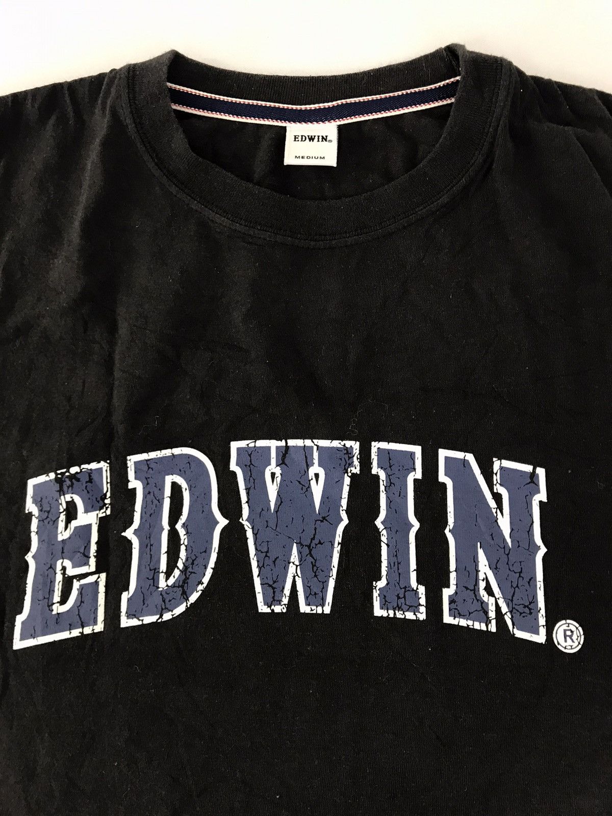 Edwin Edwin Spell Out Printed Tee Inspired Designer Size M Size US M / EU 48-50 / 2 - 2 Thumbnail
