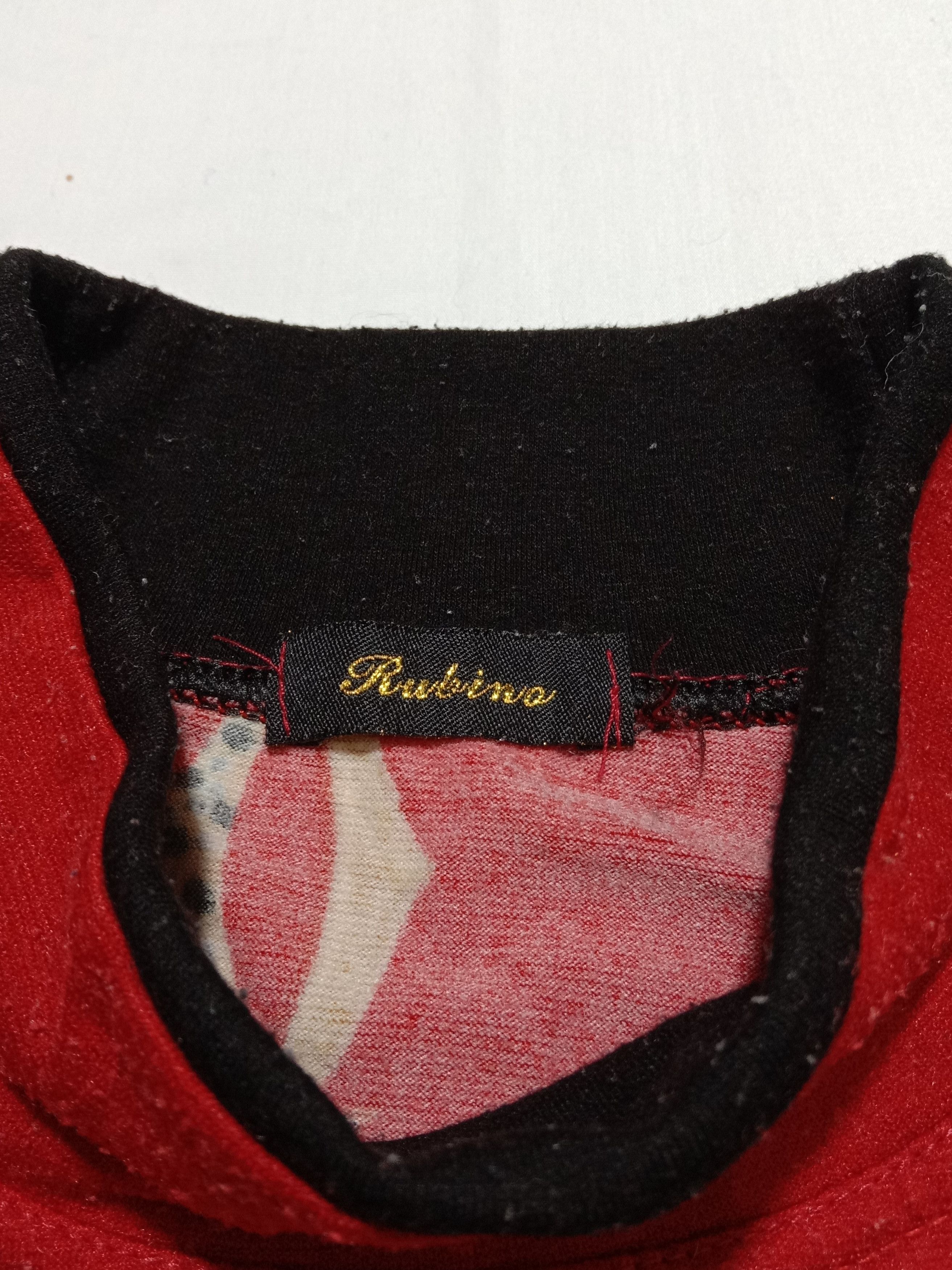 Japanese Brand Rubino Long Sleeve Shirt Turtle Neck Animal Print Size M / US 6-8 / IT 42-44 - 4 Thumbnail