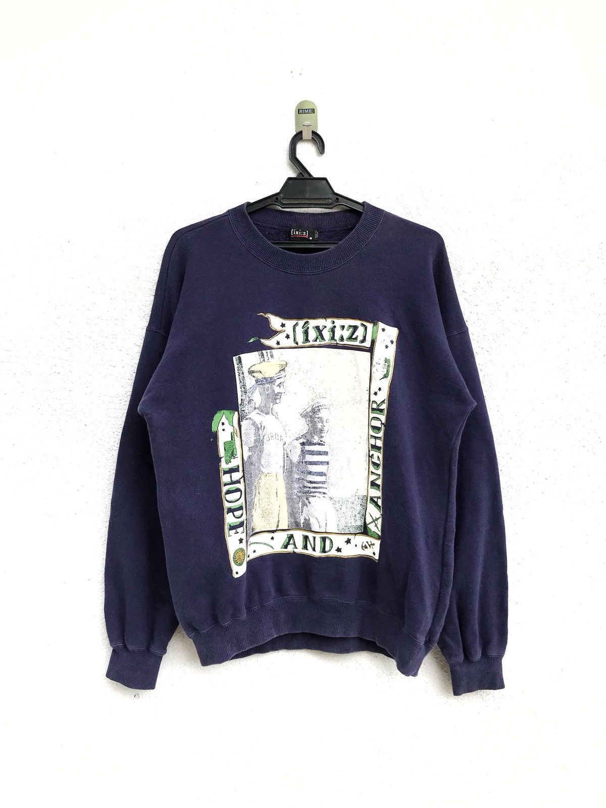 Japanese Brand Japanese Brand ixi:z Crewneck Sweatshirt Size US M / EU 48-50 / 2 - 3 Thumbnail