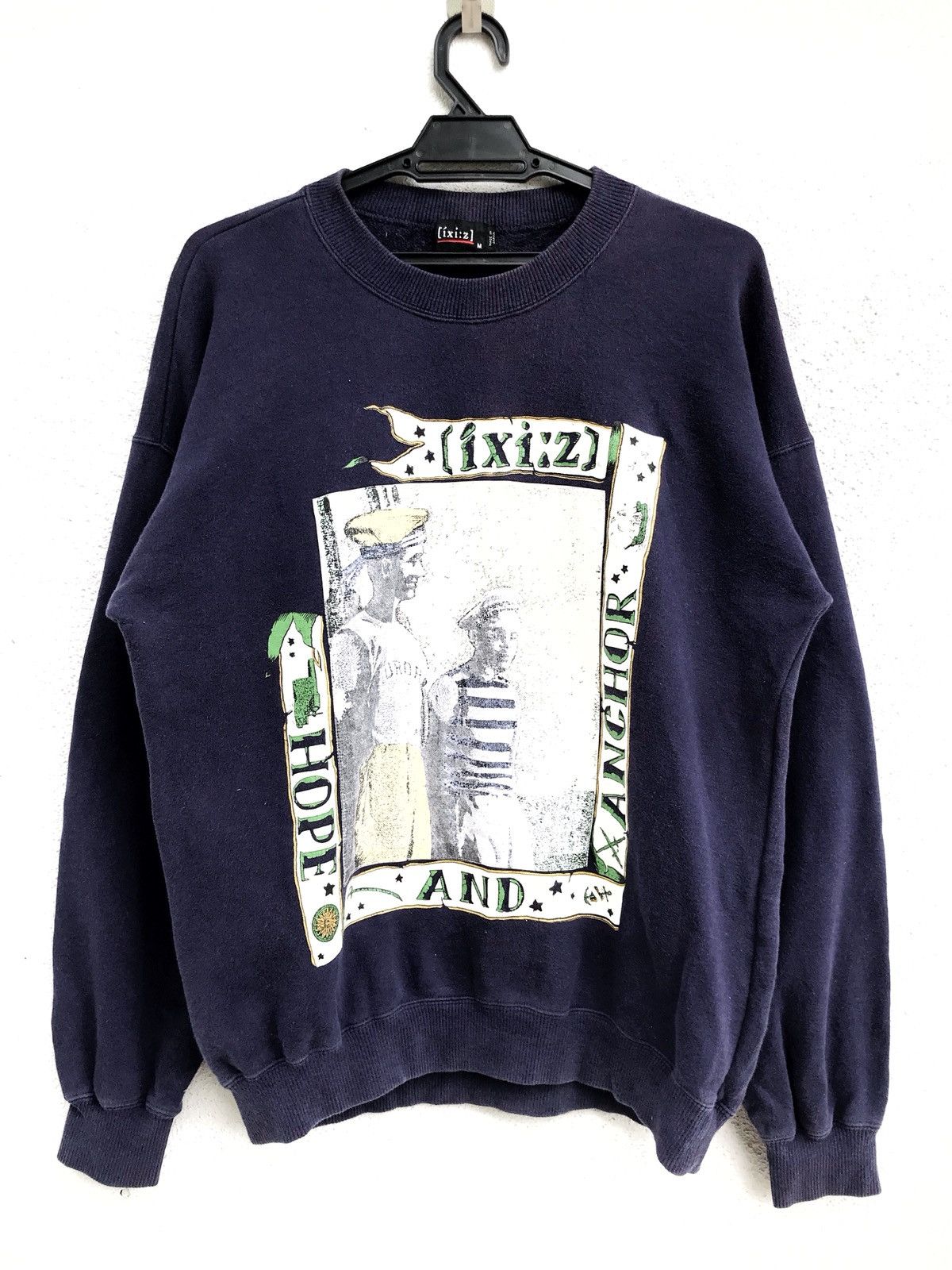 Japanese Brand Japanese Brand ixi:z Crewneck Sweatshirt Size US M / EU 48-50 / 2 - 1 Thumbnail