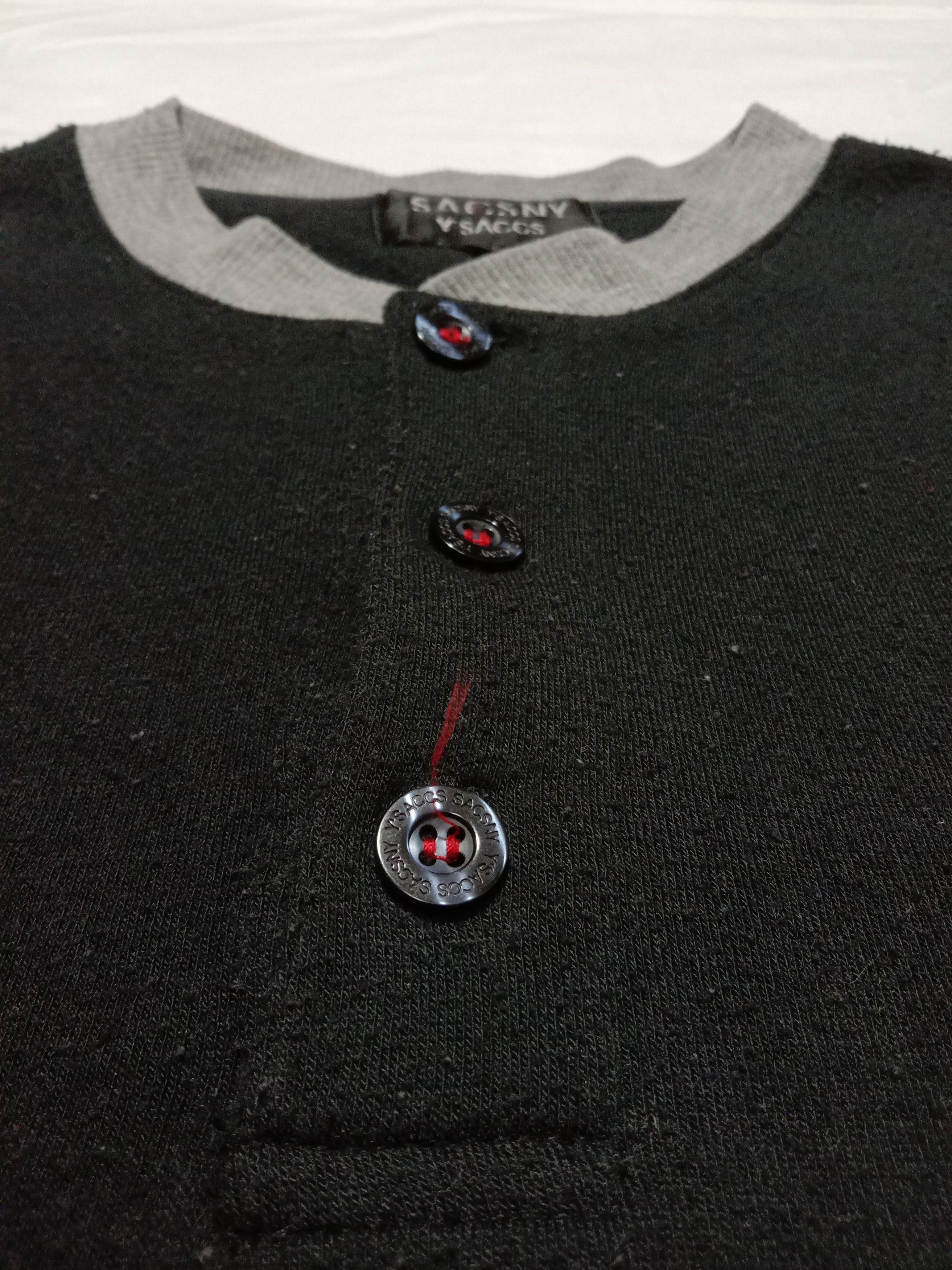 Japanese Brand × Y's for Men × Yohji Yamamoto Yohji Yamamoto Long Sleeve Sacsny Y'saccs Sweatshirt Size US M / EU 48-50 / 2 - 3 Thumbnail