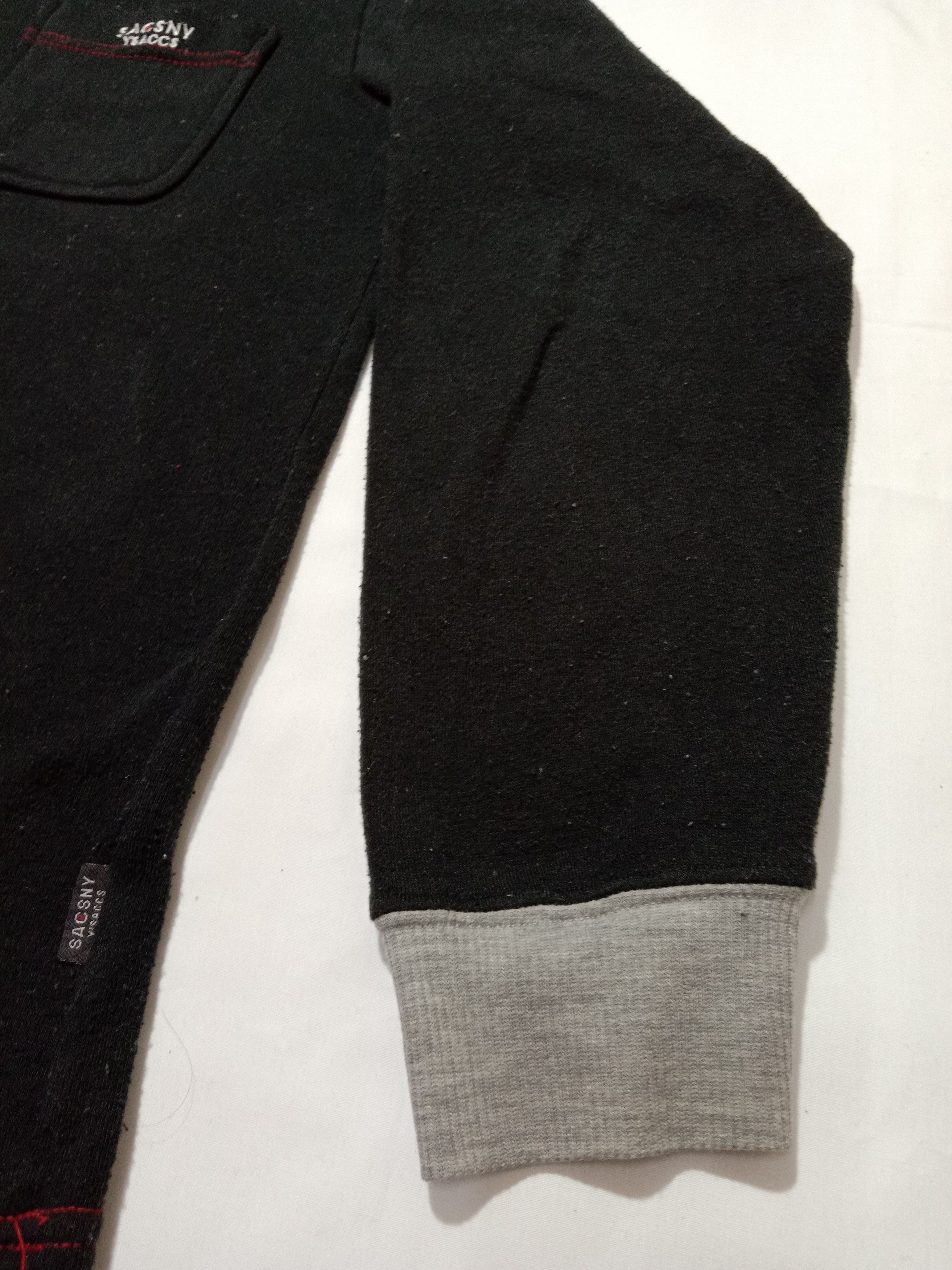 Japanese Brand × Y's for Men × Yohji Yamamoto Yohji Yamamoto Long Sleeve Sacsny Y'saccs Sweatshirt Size US M / EU 48-50 / 2 - 8 Thumbnail