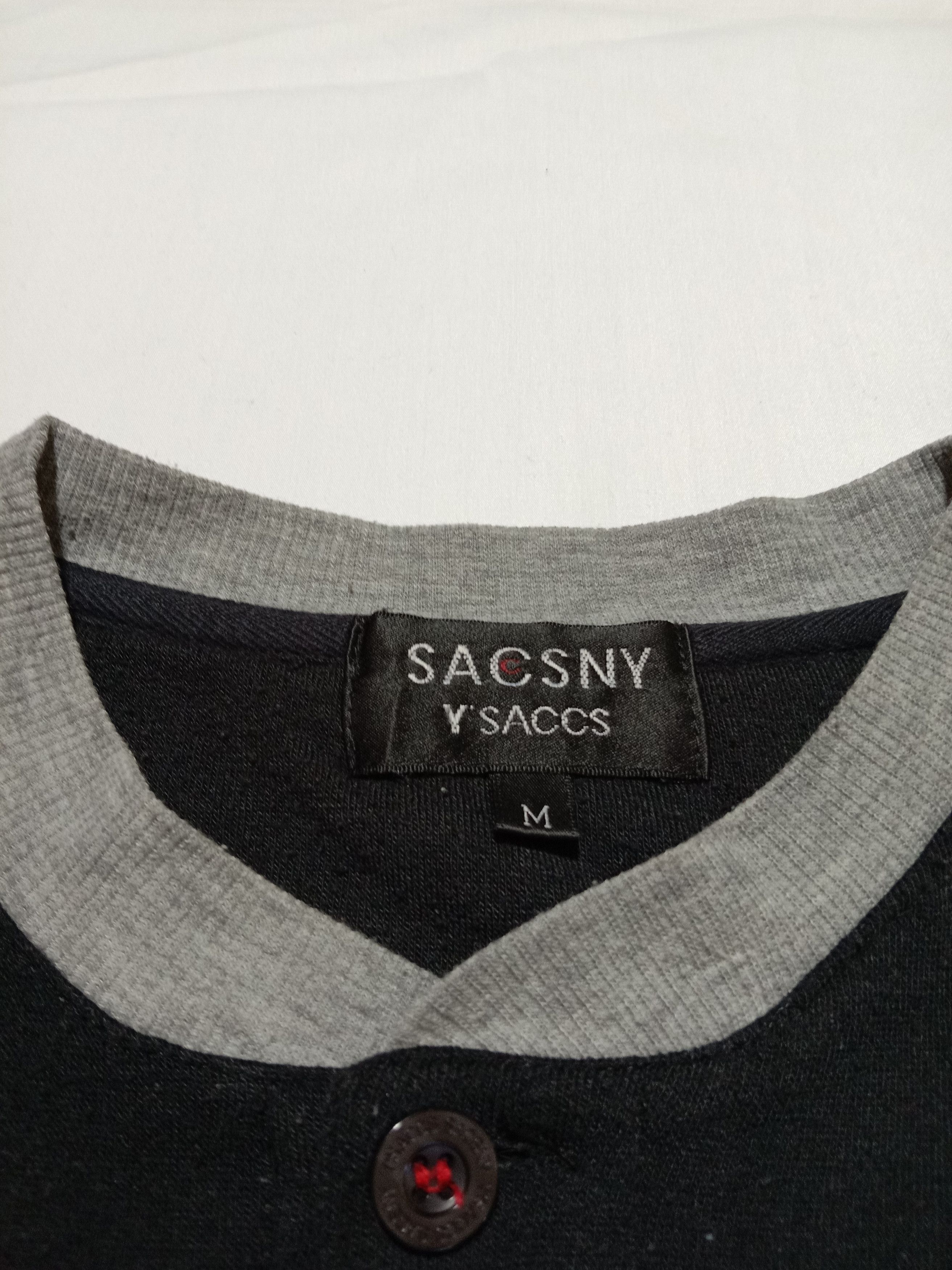 Japanese Brand × Y's for Men × Yohji Yamamoto Yohji Yamamoto Long Sleeve Sacsny Y'saccs Sweatshirt Size US M / EU 48-50 / 2 - 4 Thumbnail