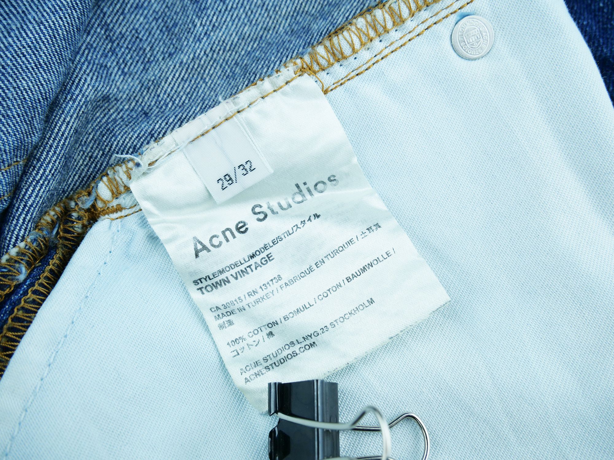 Acne Studios Acne Studios Town Vintage denim pants Size US 29 - 4 Thumbnail