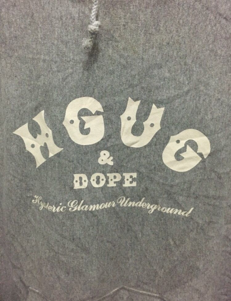 Hysteric Glamour × Japanese Brand Underground Hoodie Hgug & Dope omfug Cbgb Sweatshirt Size US S / EU 44-46 / 1 - 2 Thumbnail