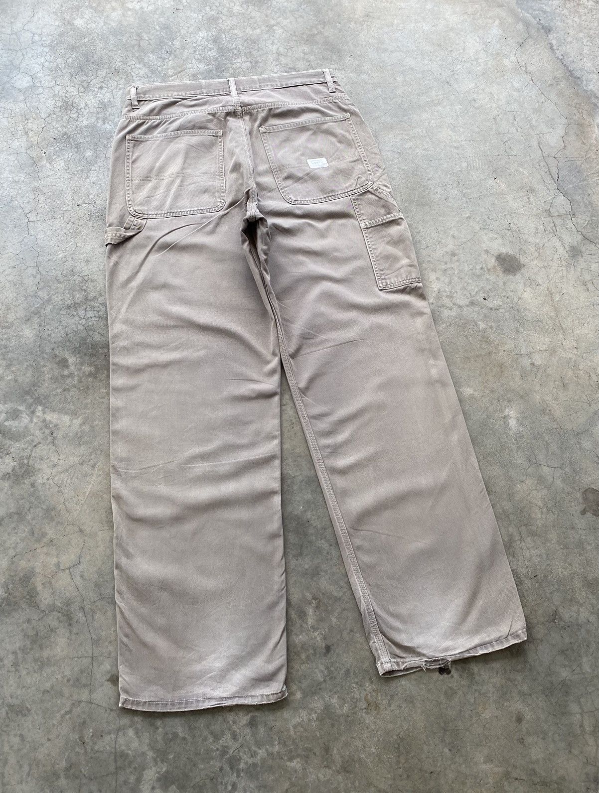 Gap 🔥VINTAGE GAP KANYE STYLE FADED CARPENTER PANTS Size US 33 - 3 Thumbnail