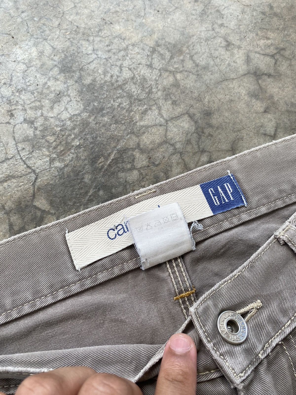 Gap 🔥VINTAGE GAP KANYE STYLE FADED CARPENTER PANTS Size US 33 - 10 Thumbnail