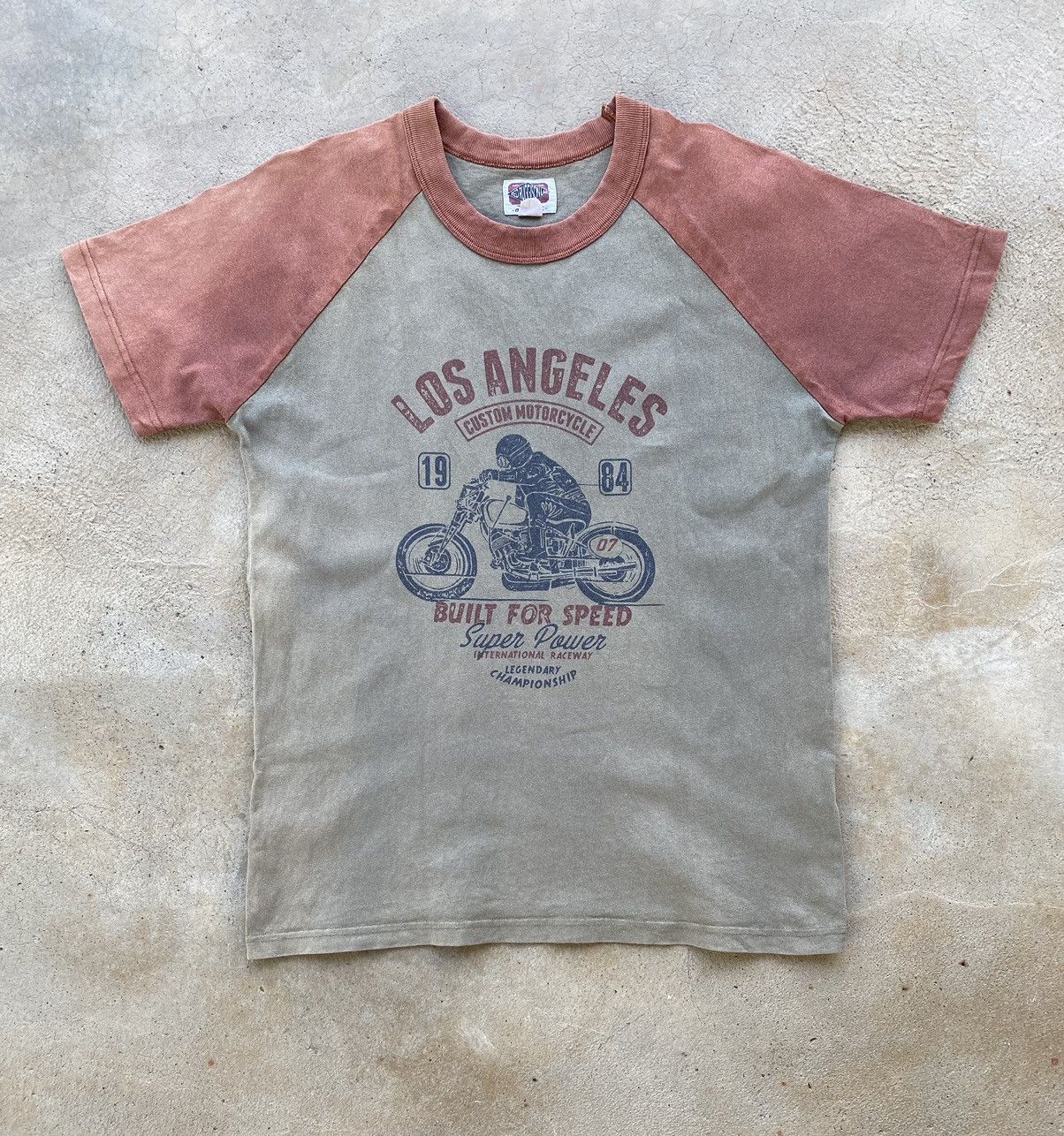 Image of Racing x Union Made Vintage Union Made Ruggison Distressed Tees, Men's (Size Small)