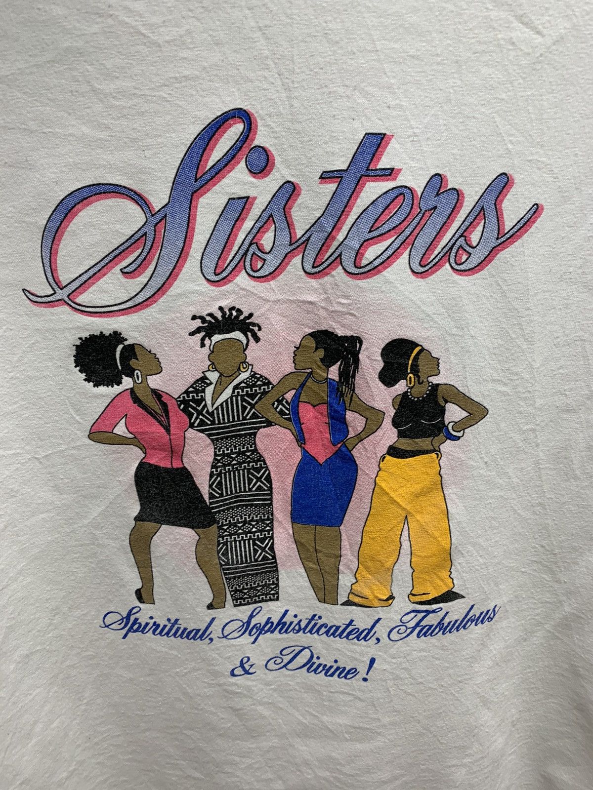 Vintage Sisters vintage 90s 1990 women’s black history shirt Xl Size US XL / EU 56 / 4 - 2 Thumbnail