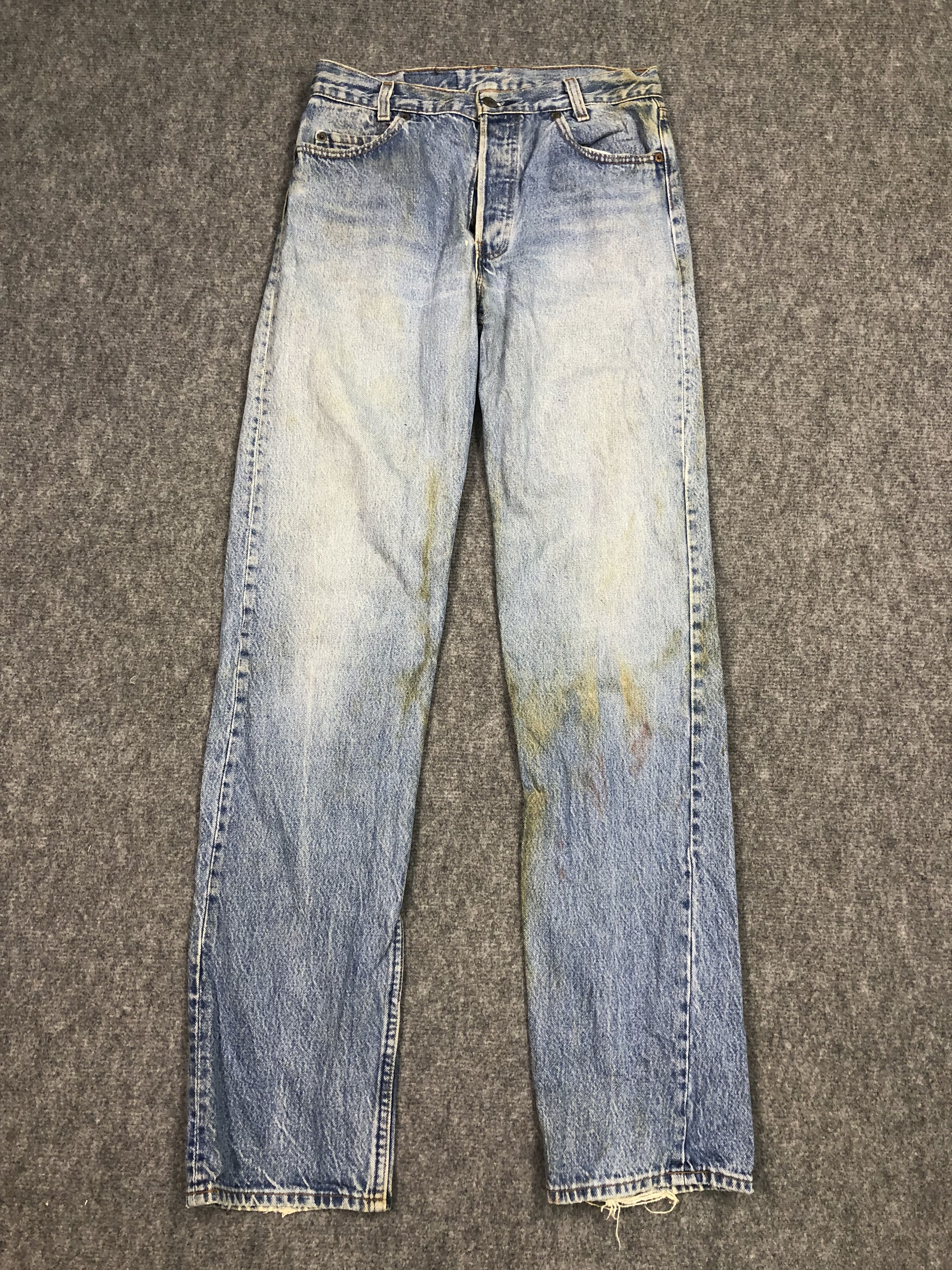 Vintage 90s Levis 501 Light Wash Jeans 30x34 DP0131