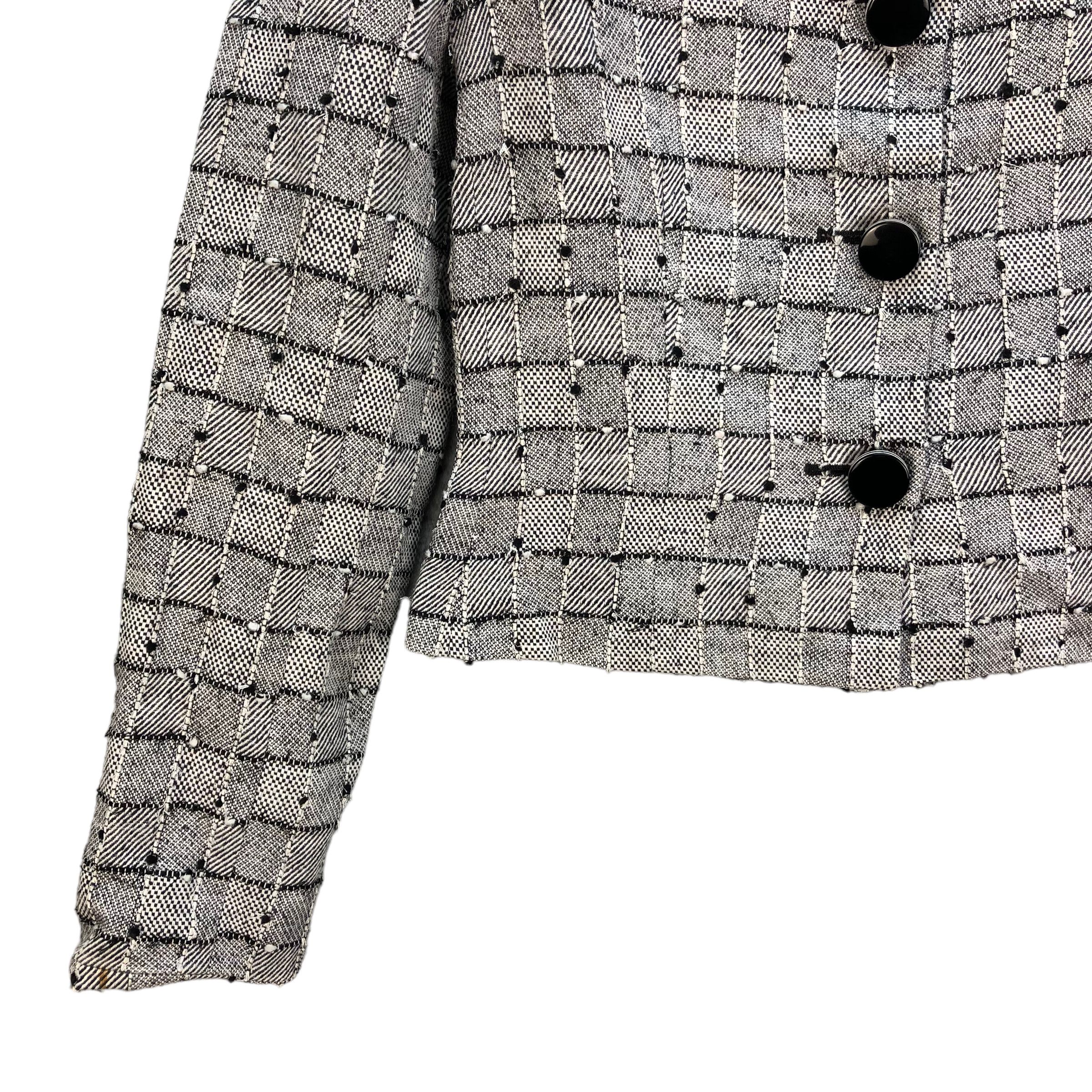 Christian Dior Monsieur VINTAGE CHRISTIAN DIOR TWEED JACKET #6956-102 Size S / US 4 / IT 40 - 4 Thumbnail