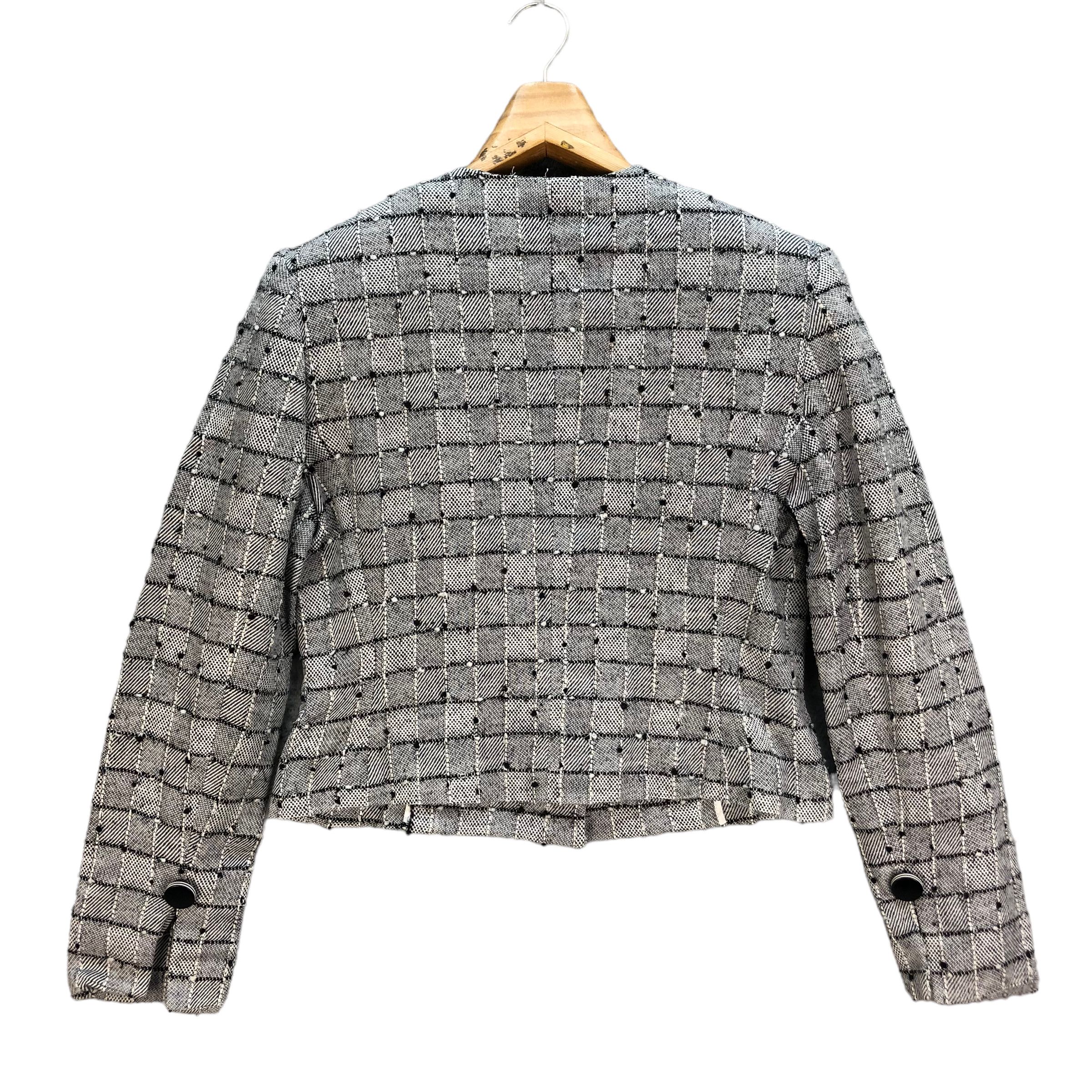 Christian Dior Monsieur VINTAGE CHRISTIAN DIOR TWEED JACKET #6956-102 Size S / US 4 / IT 40 - 11 Thumbnail