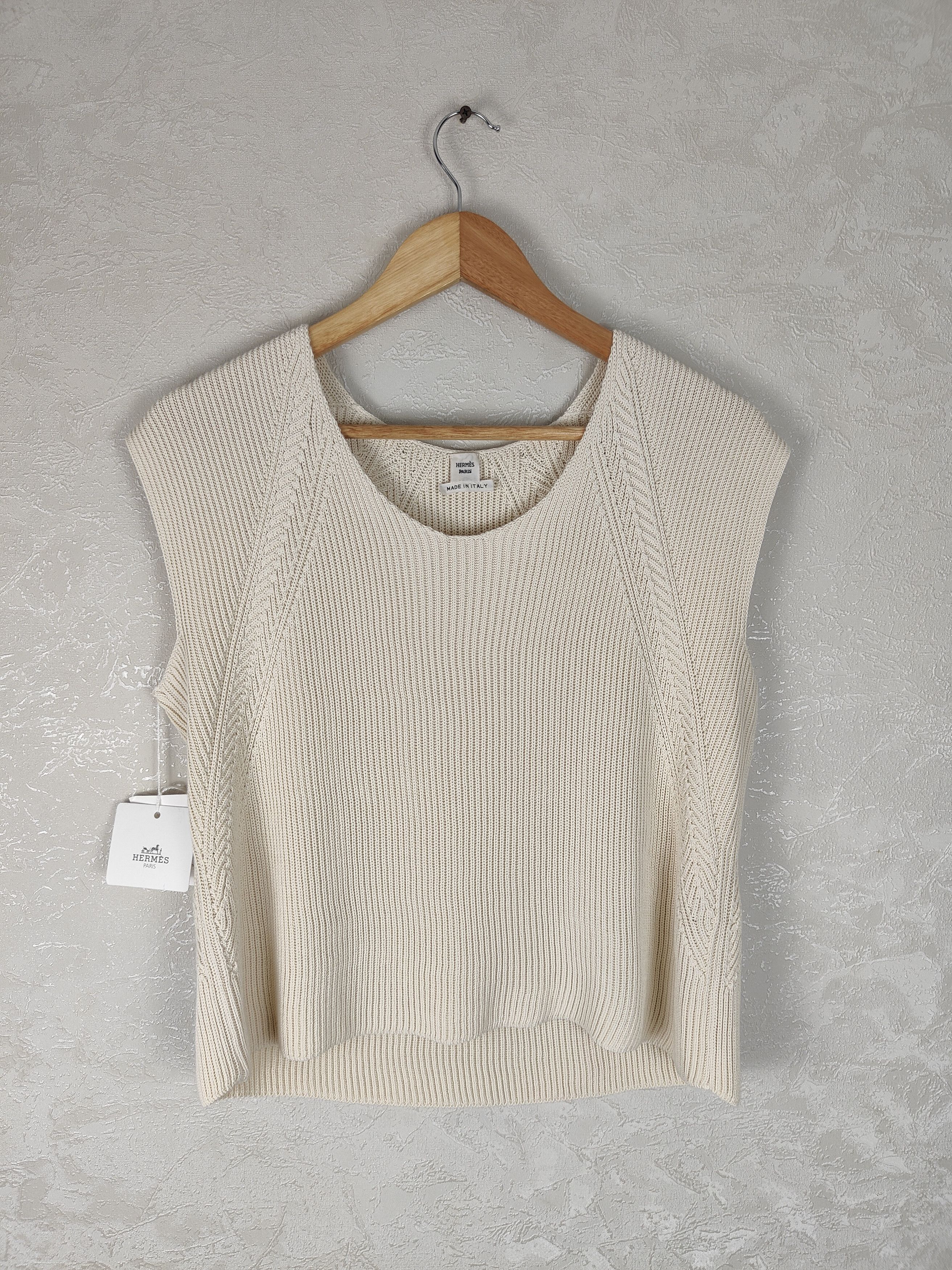 Hermes Hermes Paris Oversized Vest Top Sweater Size XS / US 0-2 / IT 36-38 - 1 Thumbnail