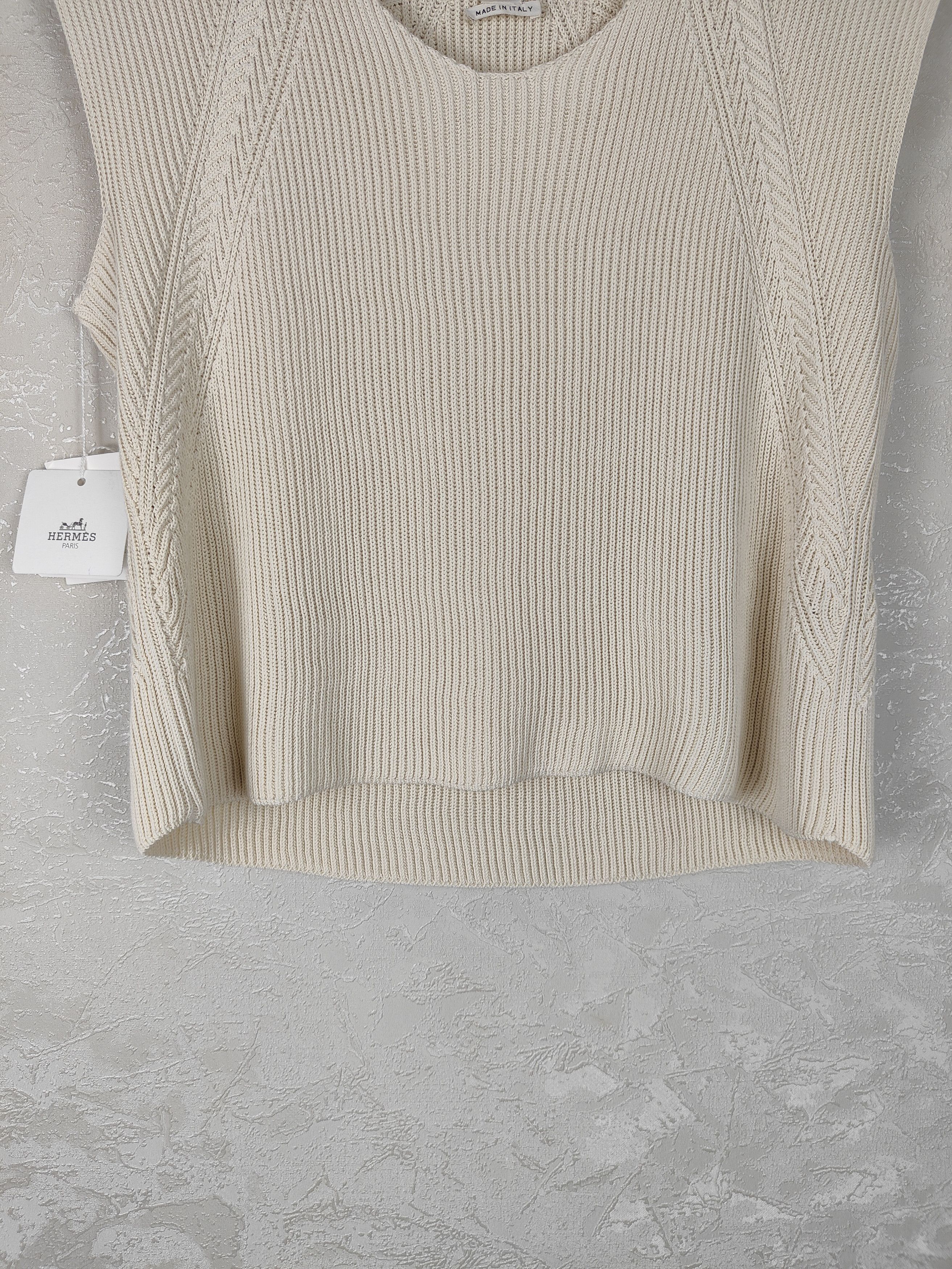 Hermes Hermes Paris Oversized Vest Top Sweater Size XS / US 0-2 / IT 36-38 - 3 Thumbnail