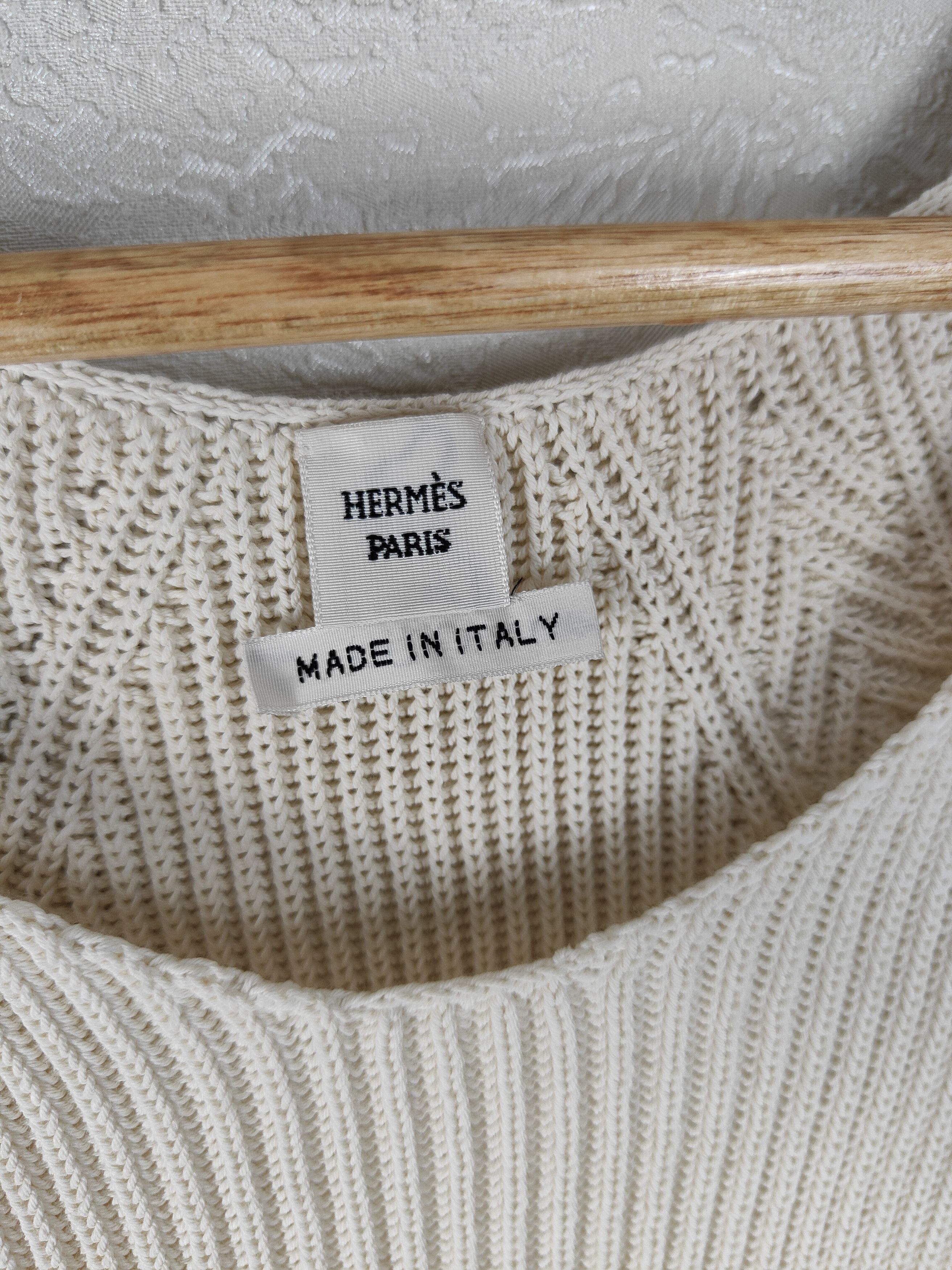 Hermes Hermes Paris Oversized Vest Top Sweater Size XS / US 0-2 / IT 36-38 - 6 Thumbnail