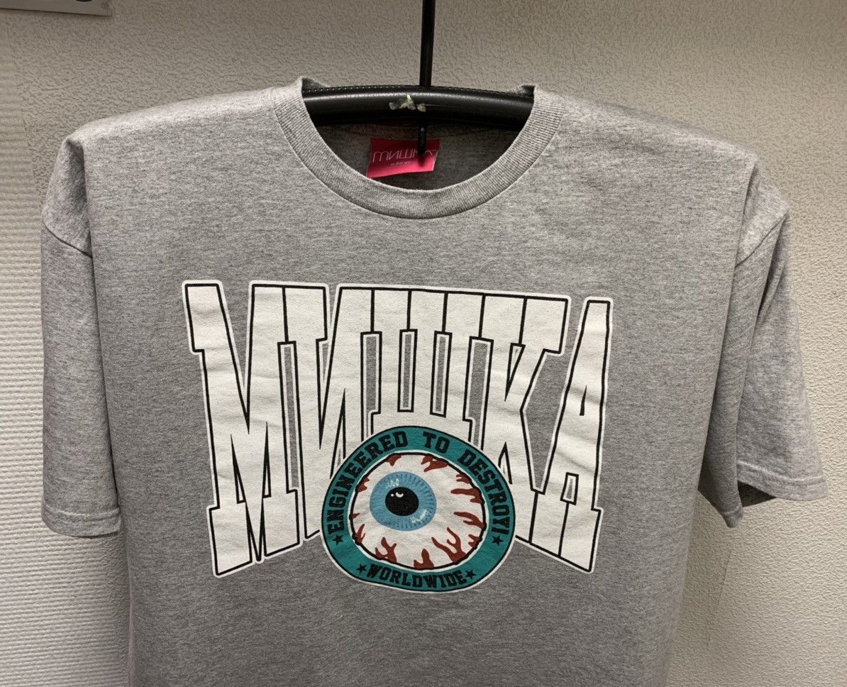 Mishka Mishka Мишка eye big logo t-shirt Xl made in Usa cccp Size US XL / EU 56 / 4 - 2 Thumbnail