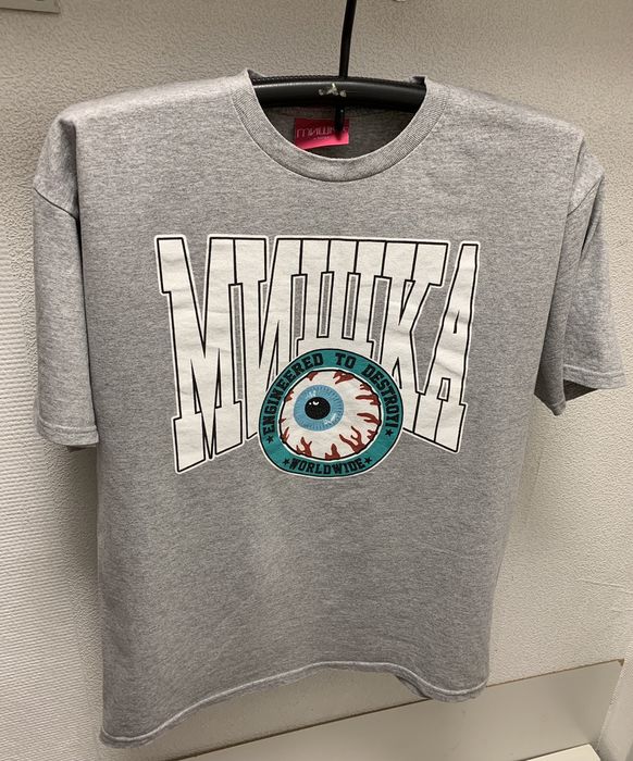 Mishka Mishka Мишка eye big logo t-shirt Xl made in Usa cccp | Grailed