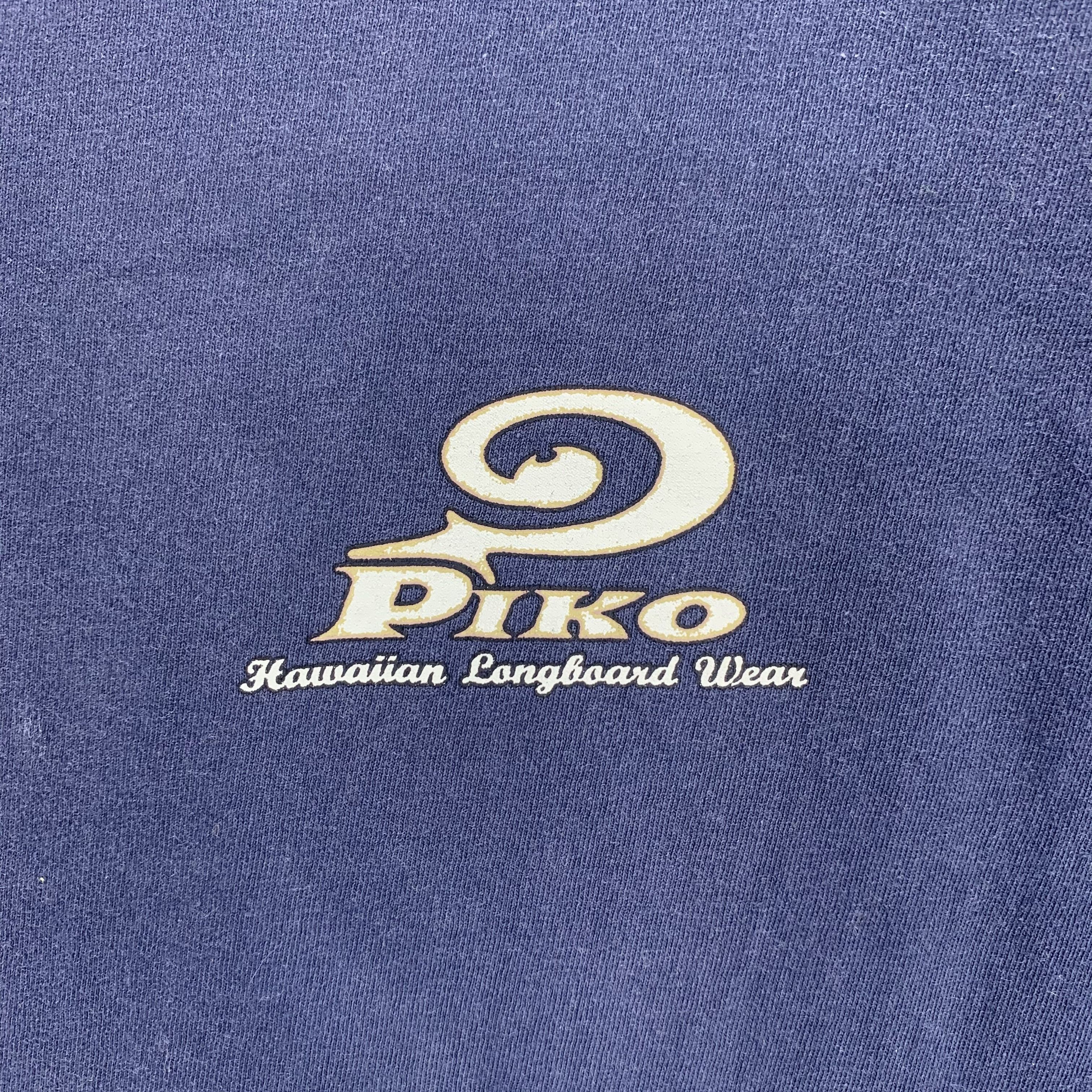 Other Vintage 90's Piko Big Logo Single Stitch T Shirt #3117-114 Size US L / EU 52-54 / 3 - 5 Thumbnail