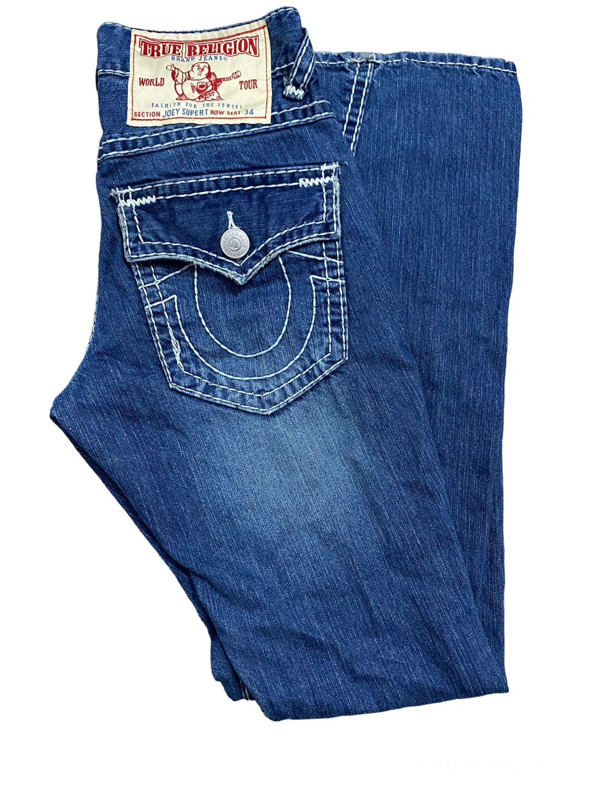 Joey Super T Chain Stitch Flare Jeans