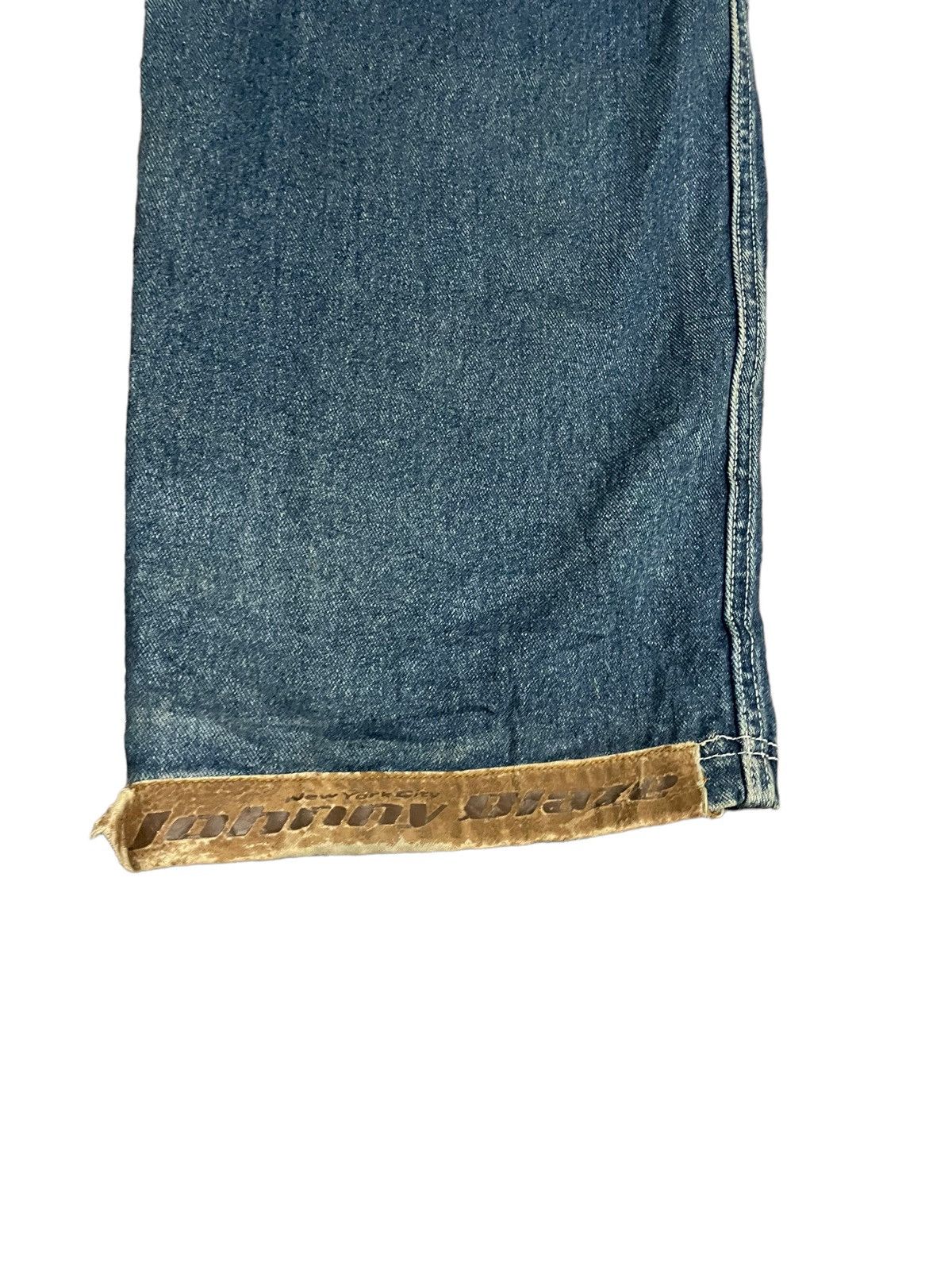 Other Rare🌟Johnny Blaze 90s Spit Fire Baggy Cargo Pocket Jeans Size US 36 / EU 52 - 17 Thumbnail