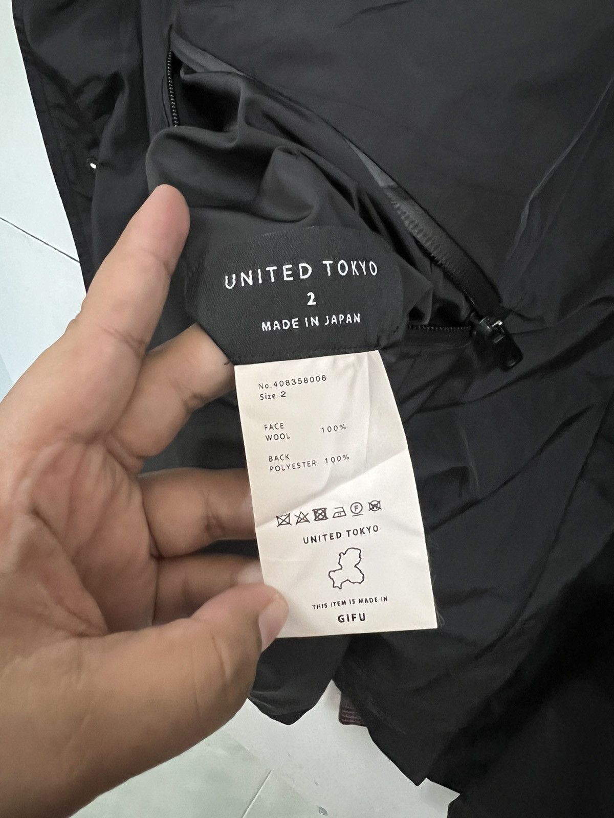 Japanese Brand 💥 UNITED TOKYO REVERSIBLE CHECKERED COAT Size US M / EU 48-50 / 2 - 8 Thumbnail