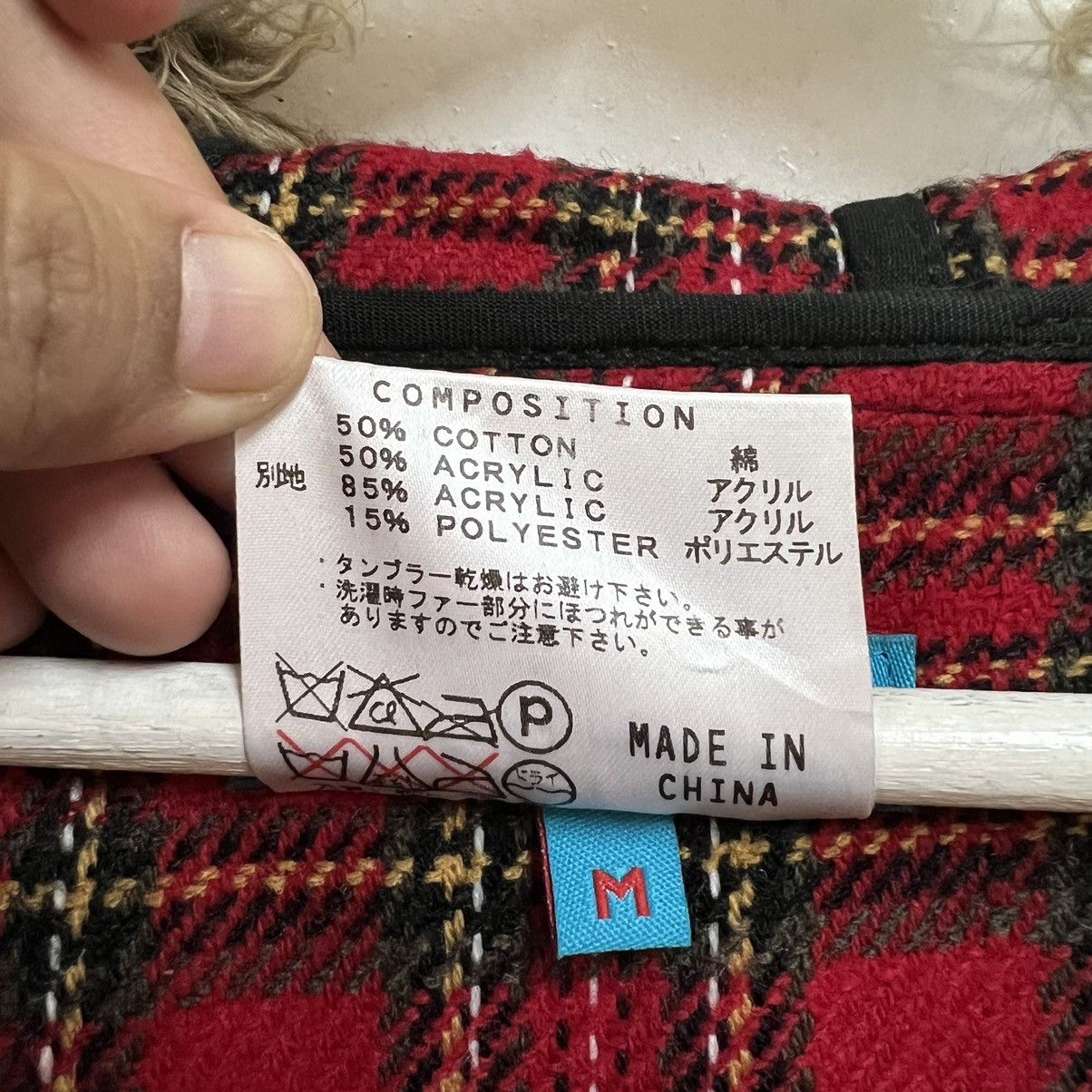 Katharine Hamnett London 💥 KATHARINE HAMNET DENIM PARKA TARTAN LINER Size US M / EU 48-50 / 2 - 9 Thumbnail
