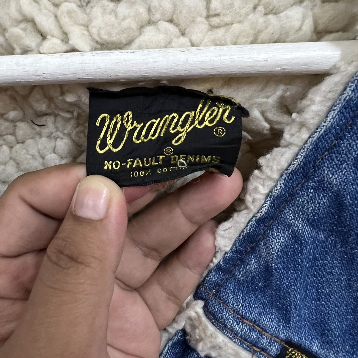 Vintage × Wrangler 💥 Vintage Wrangler sherpa liner Vest Made In Usa Size US S / EU 44-46 / 1 - 11 Thumbnail
