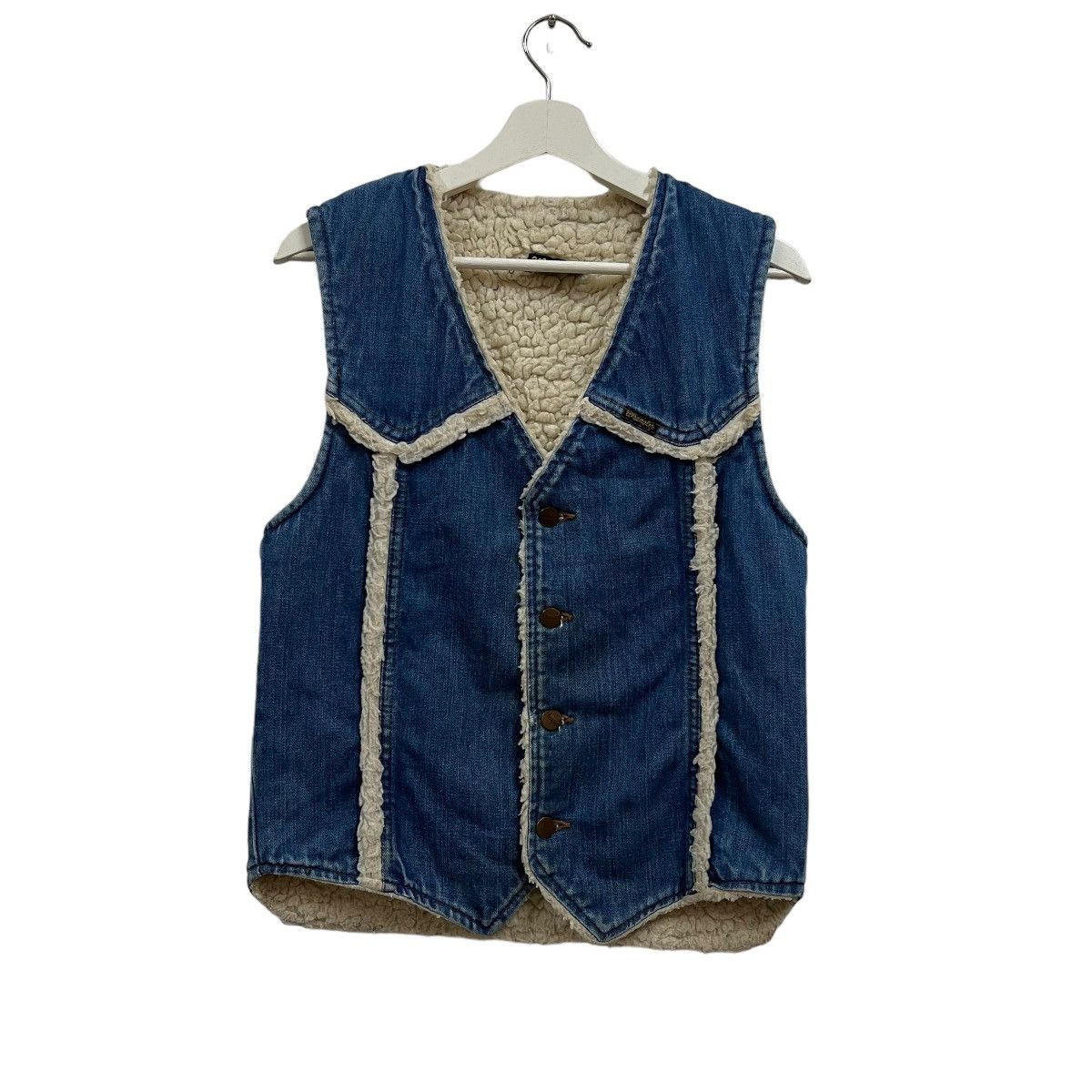 Vintage × Wrangler 💥 Vintage Wrangler sherpa liner Vest Made In Usa Size US S / EU 44-46 / 1 - 1 Thumbnail