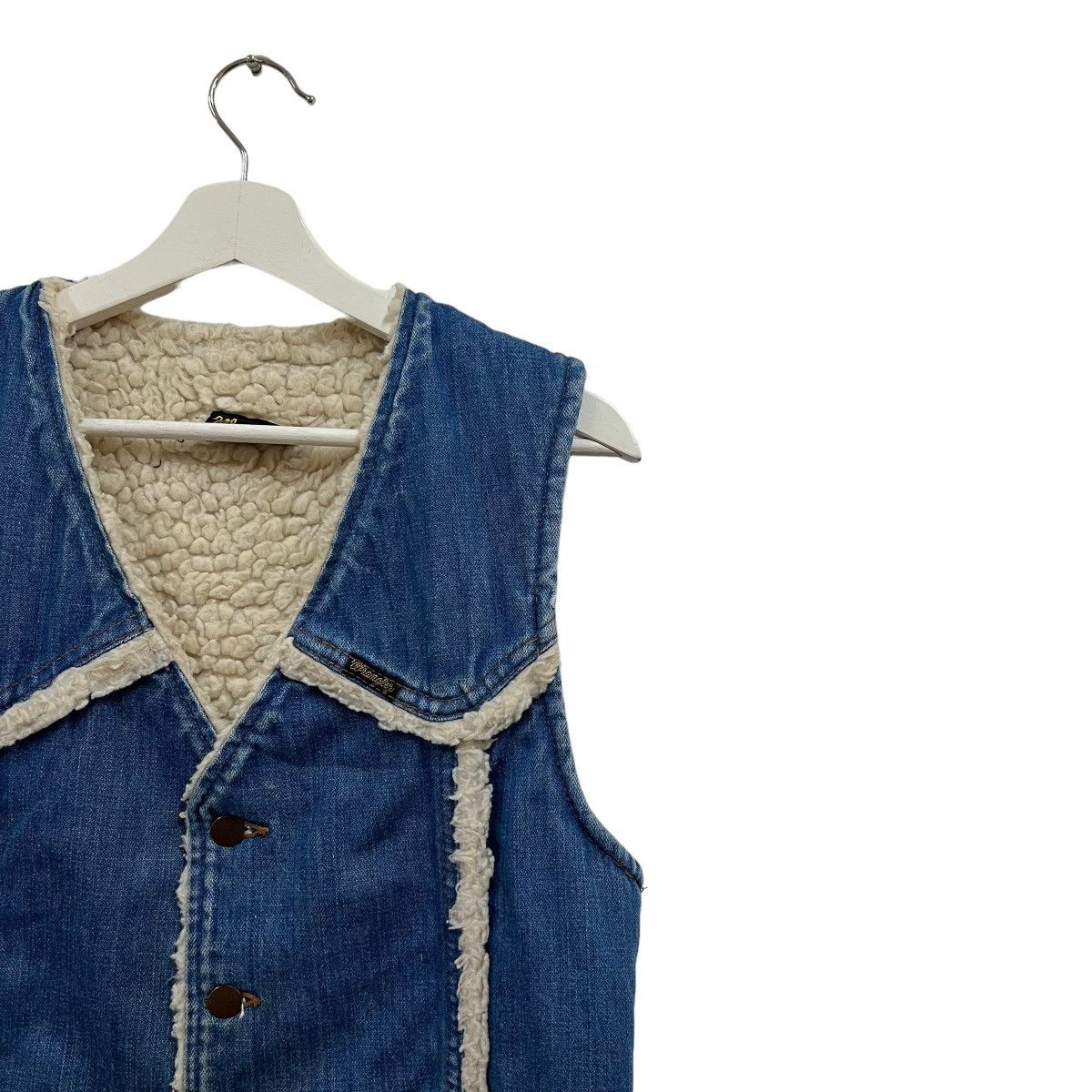 Vintage × Wrangler 💥 Vintage Wrangler sherpa liner Vest Made In Usa Size US S / EU 44-46 / 1 - 4 Thumbnail