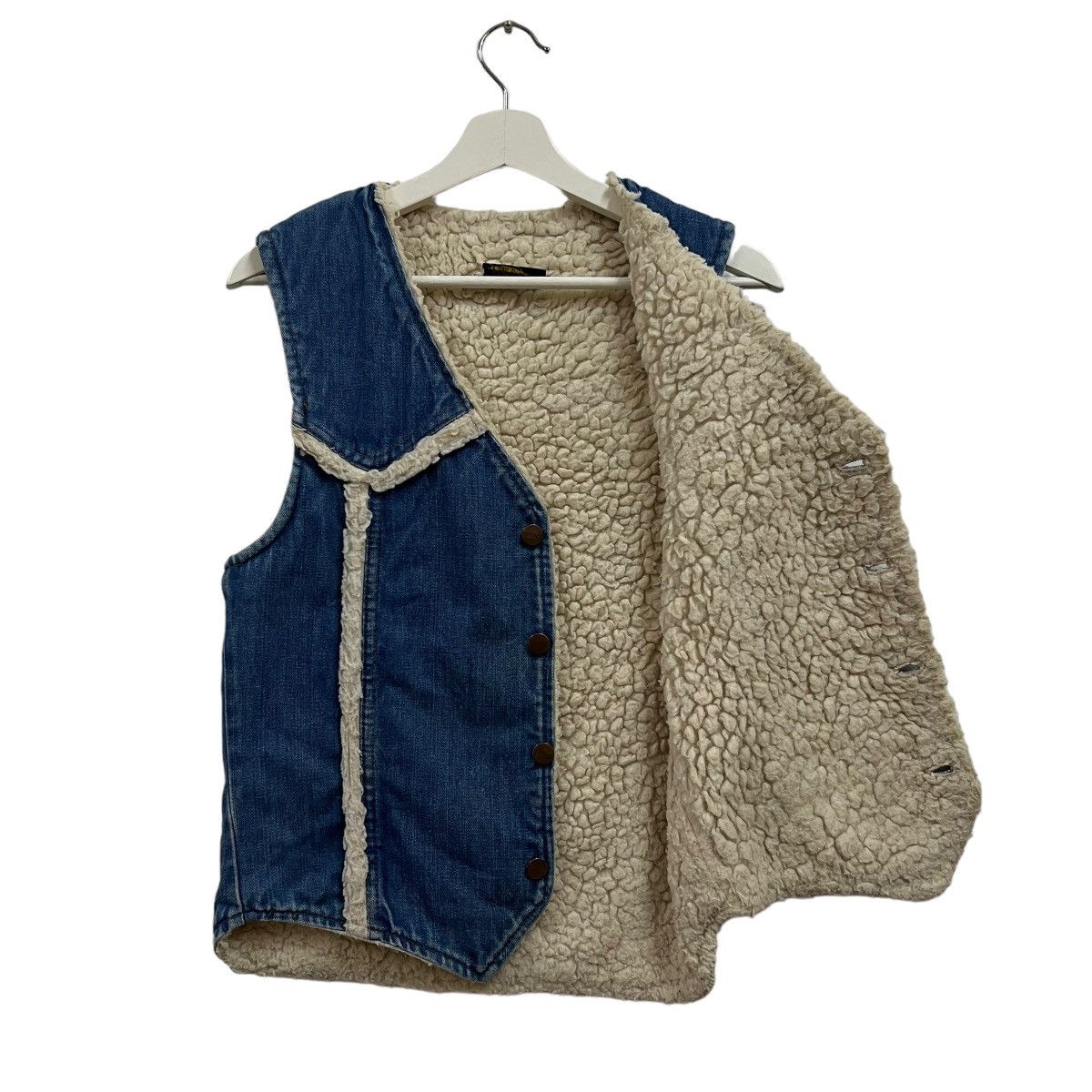 Vintage × Wrangler 💥 Vintage Wrangler sherpa liner Vest Made In Usa Size US S / EU 44-46 / 1 - 6 Thumbnail
