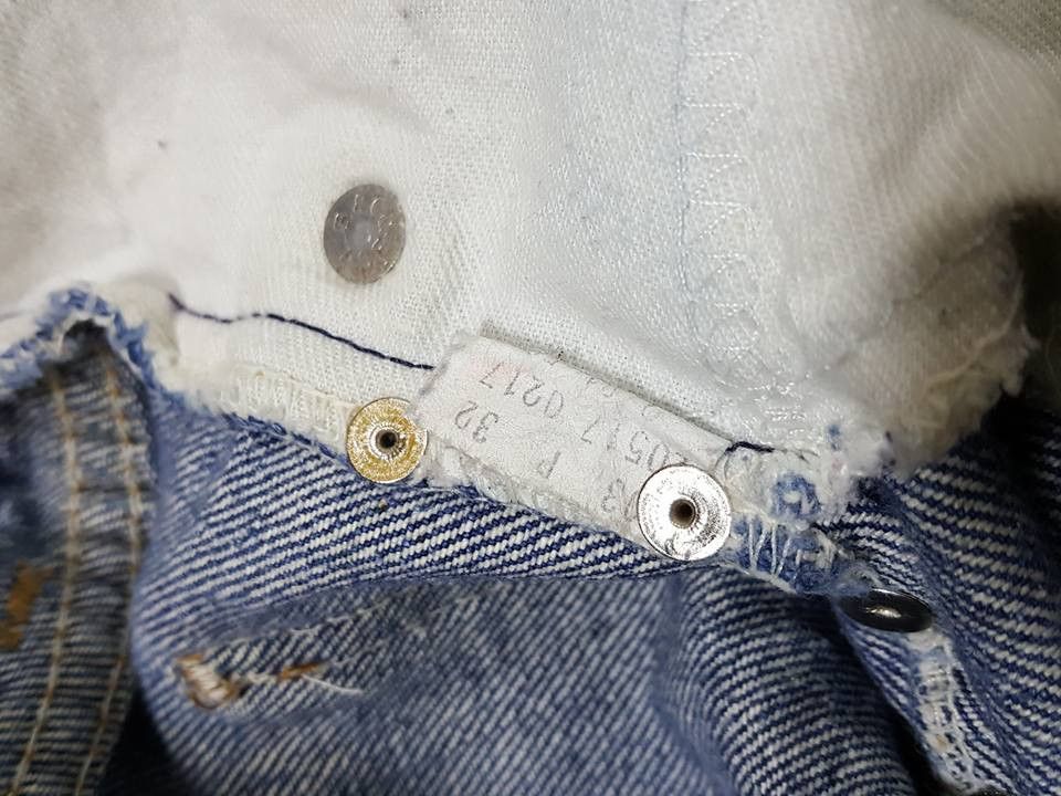 Designer × Levi's × Levi's Made & Crafted Studded Leather Trim Hem Boot Cut Denim Jeans Size US 30 / EU 46 - 22 Thumbnail