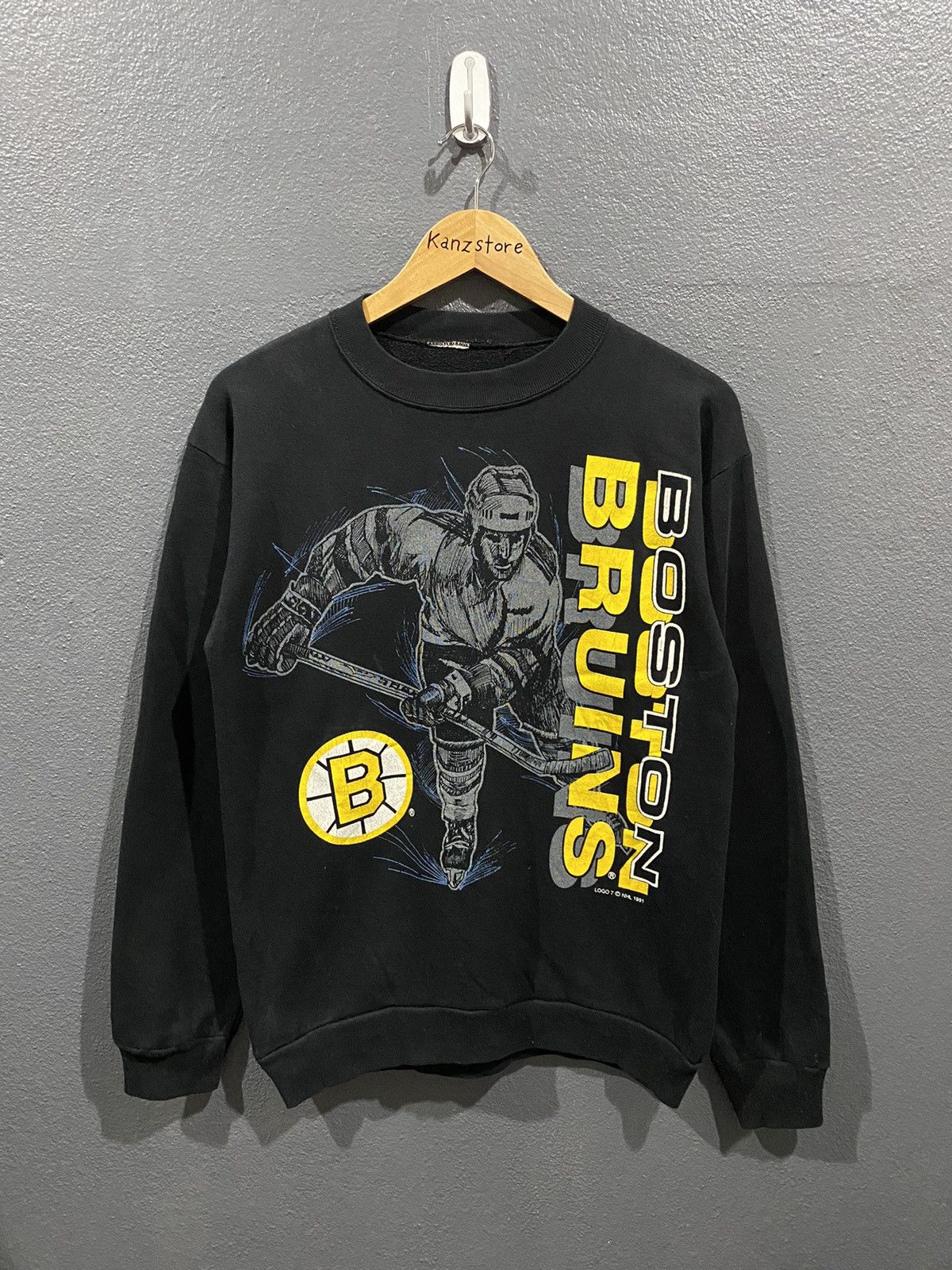 NHL Vintage 1991 NHL Boston Bruins Sweatshirt Size US M / EU 48-50 / 2 - 1 Thumbnail