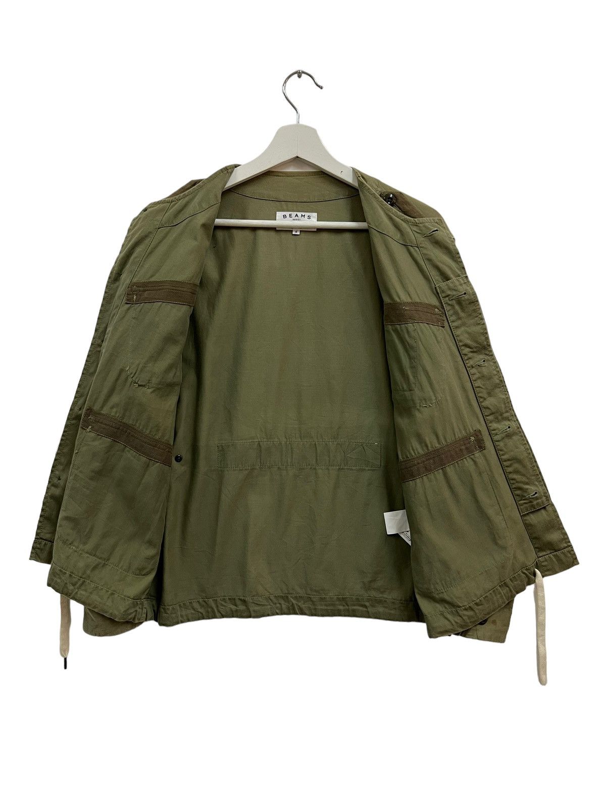 Beams Plus × Japanese Brand 💥 BEAMS RIPSTOP SLANK POCKET MILITARY STYLE JACKET Size US S / EU 44-46 / 1 - 5 Thumbnail
